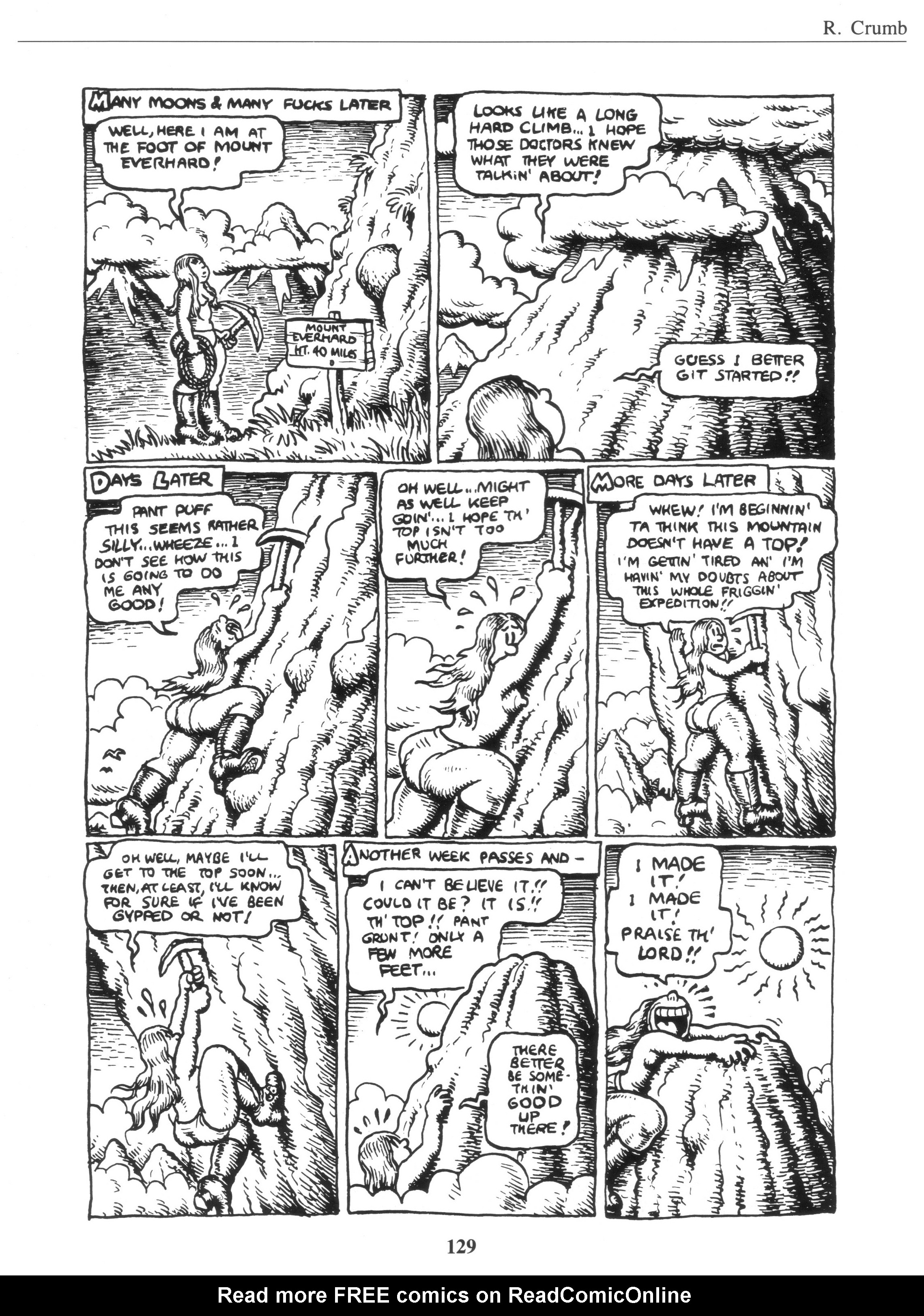 Read online The Complete Crumb Comics comic -  Issue # TPB 7 - 137