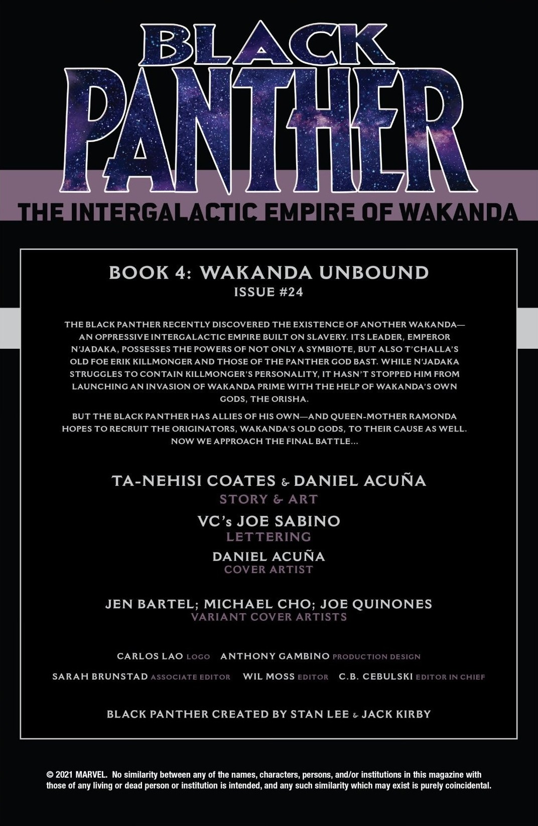 Read online Black Panther (2018) comic -  Issue #24 - 2