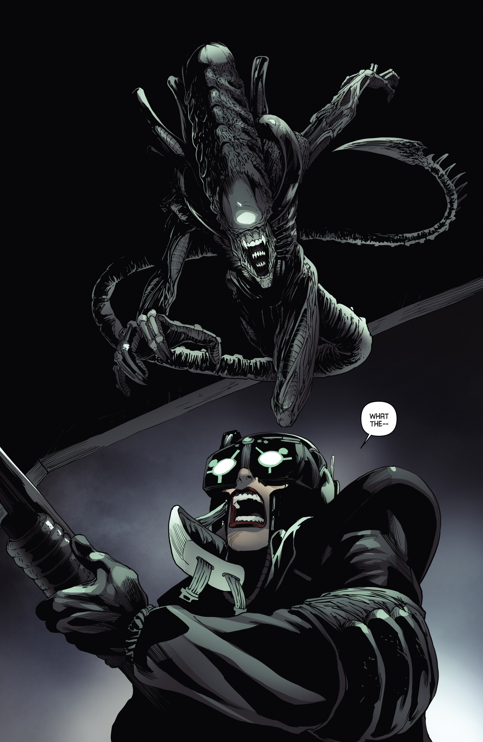 Read online Aliens/Vampirella comic -  Issue #2 - 18