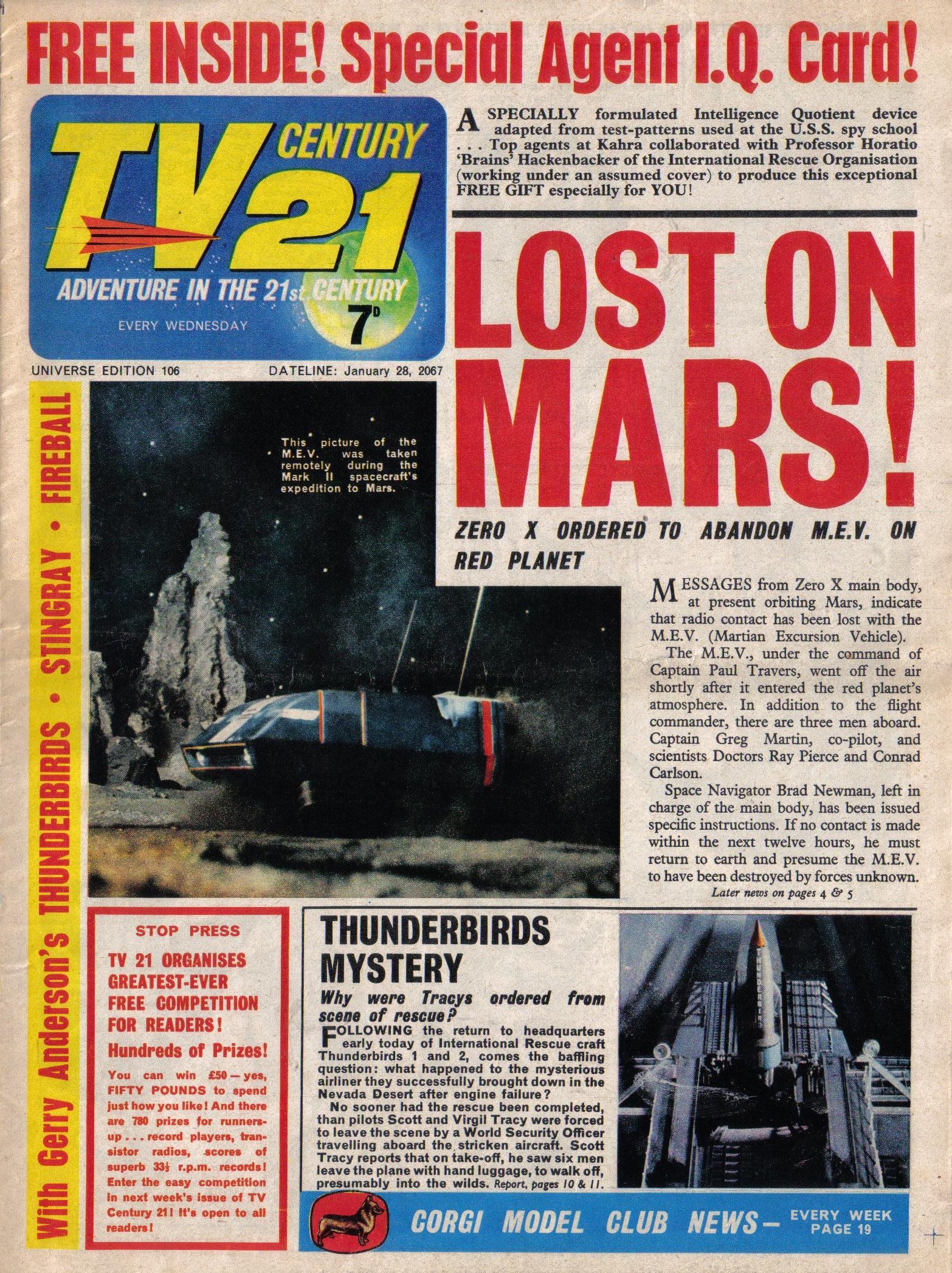 Read online TV Century 21 (TV 21) comic -  Issue #106 - 1