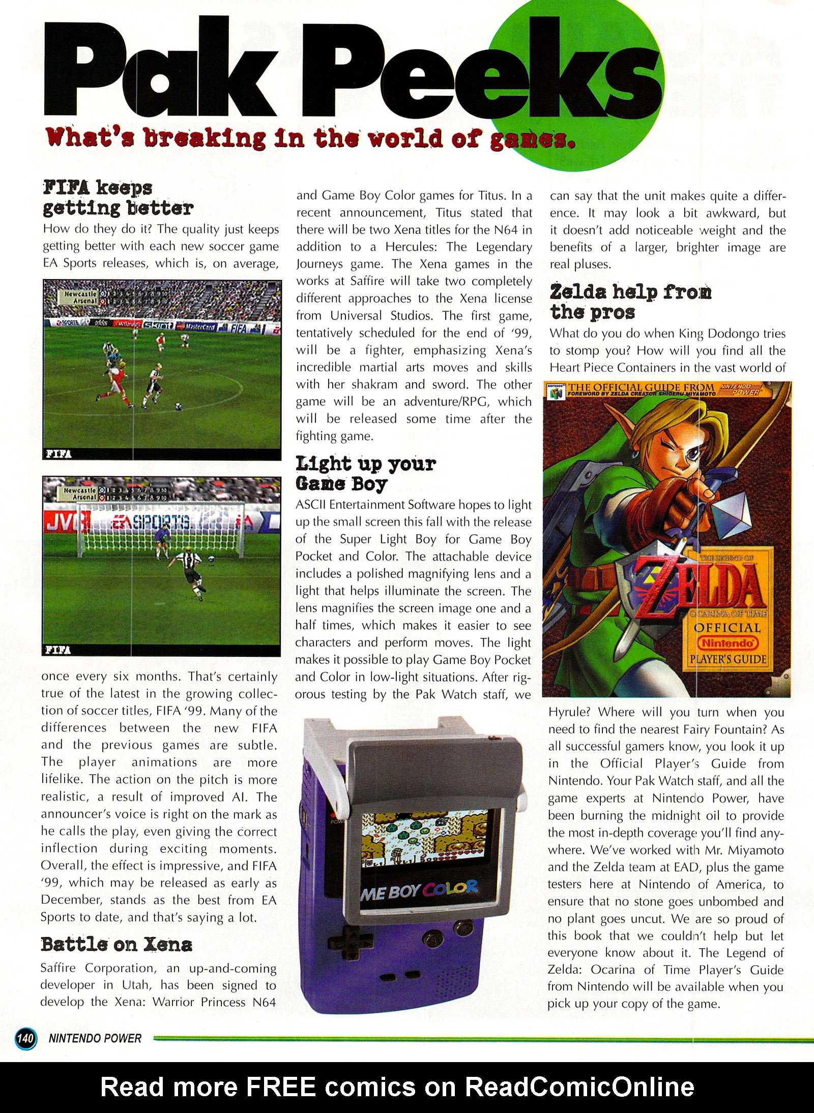 Read online Nintendo Power comic -  Issue #115 - 148