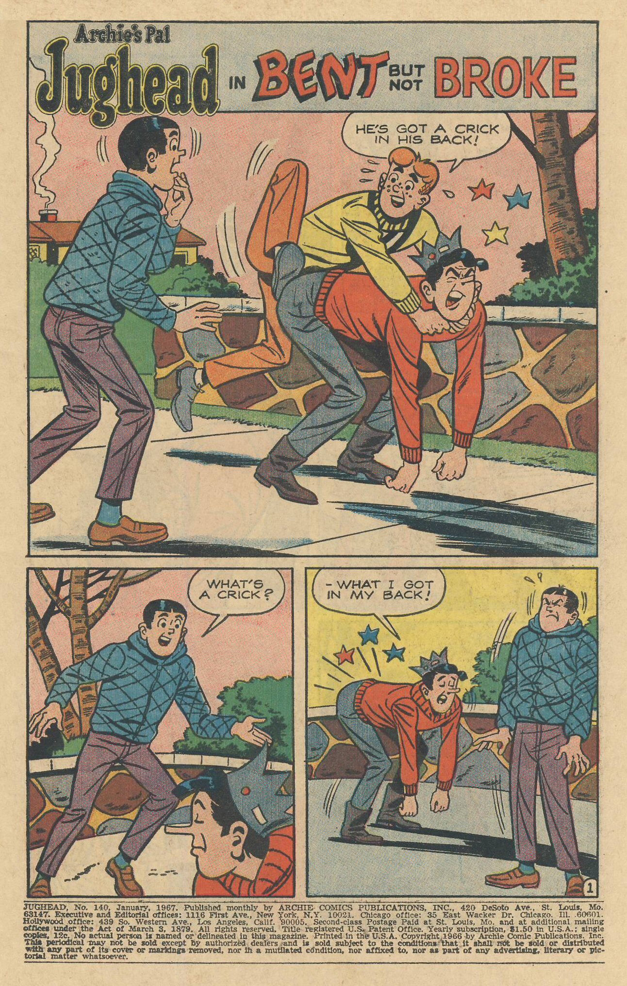 Read online Jughead (1965) comic -  Issue #140 - 3