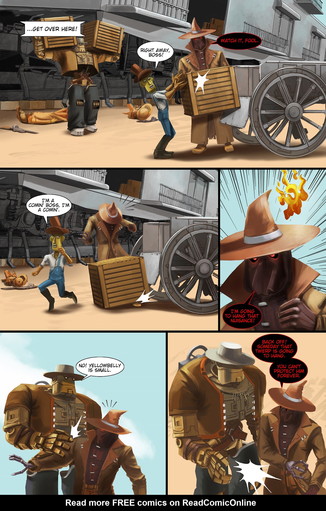 Read online Robot Western comic -  Issue #1 - 19