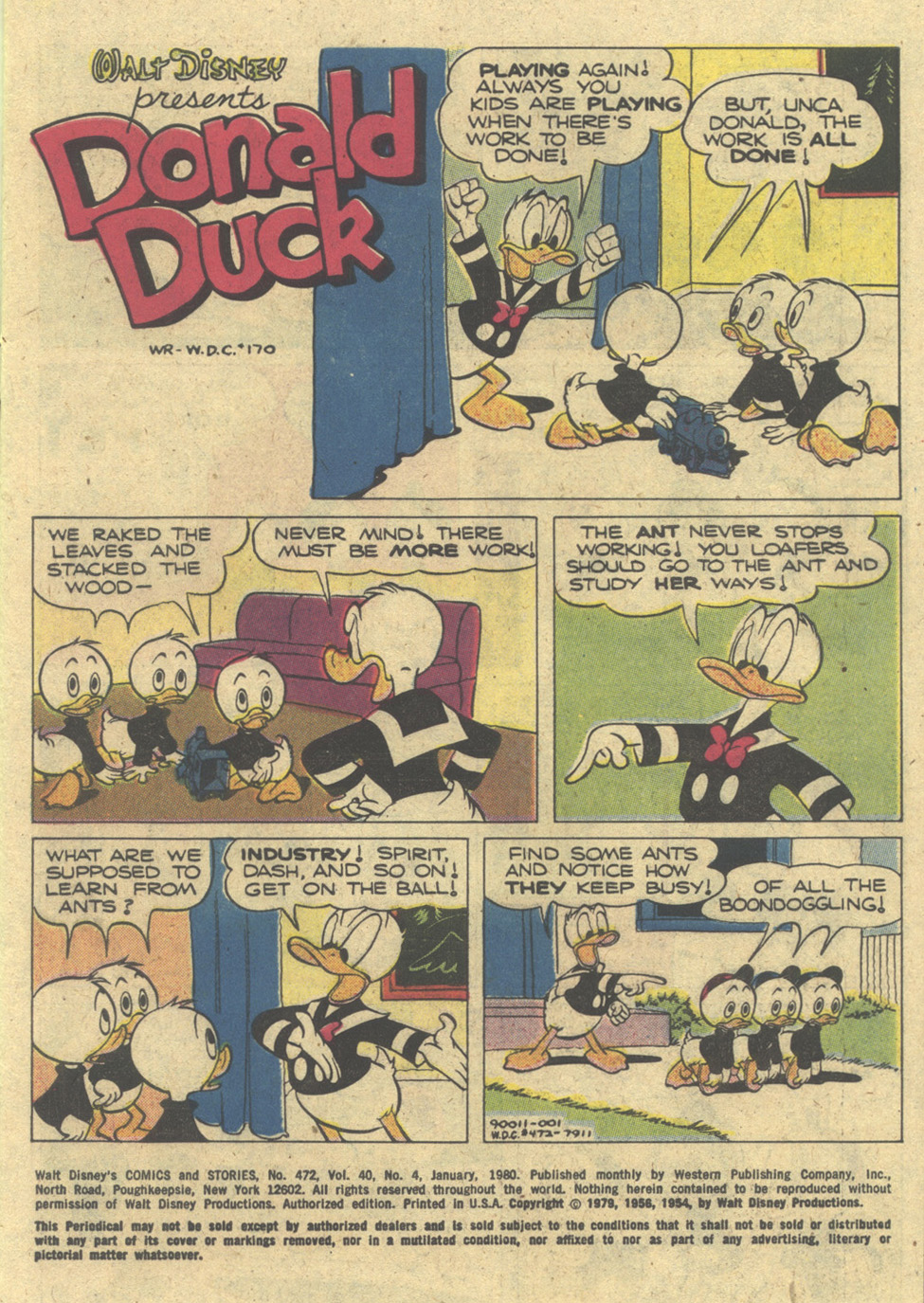 Read online Walt Disney's Comics and Stories comic -  Issue #472 - 2