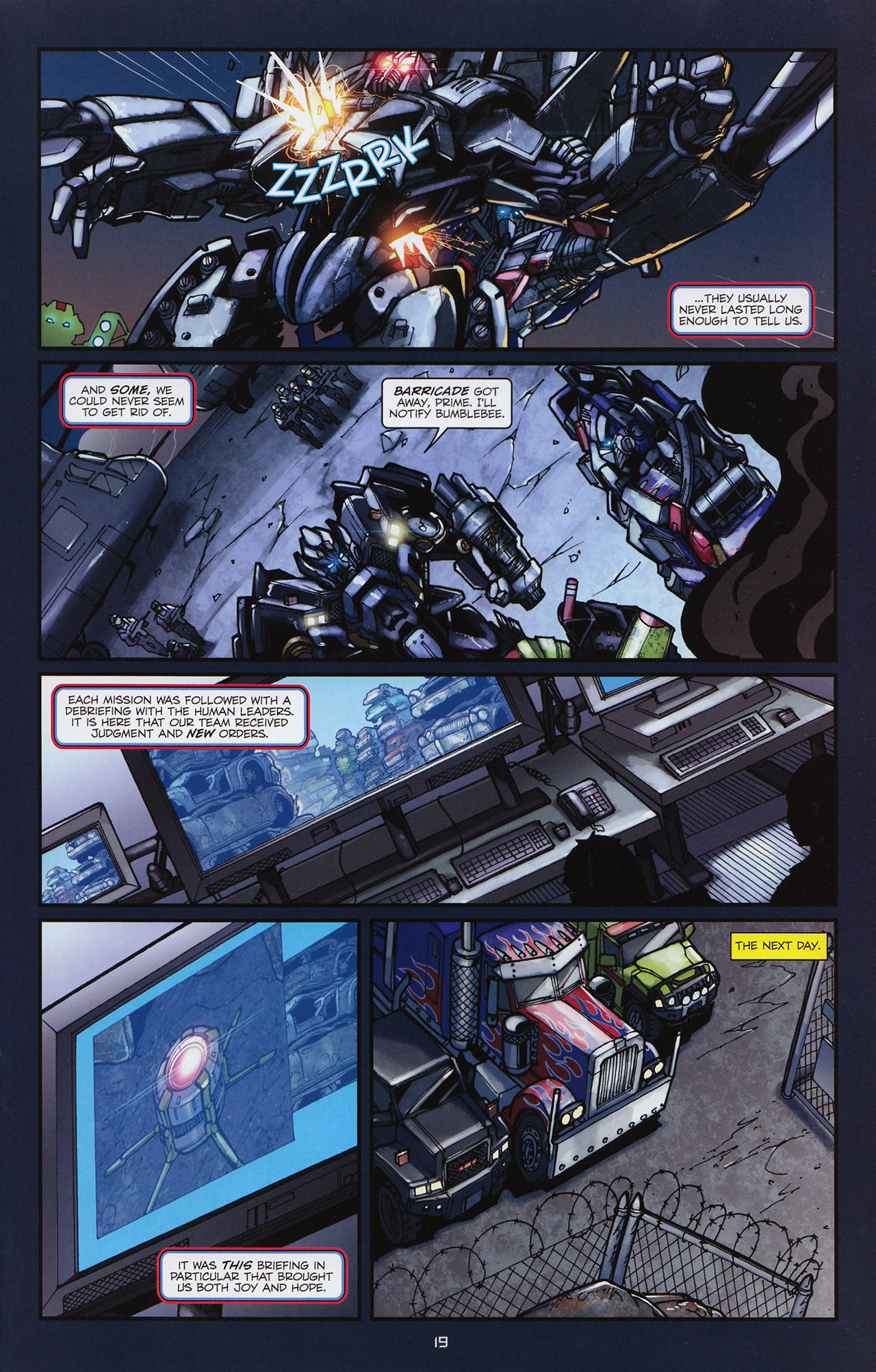 Read online Transformers: Alliance comic -  Issue #4 - 21