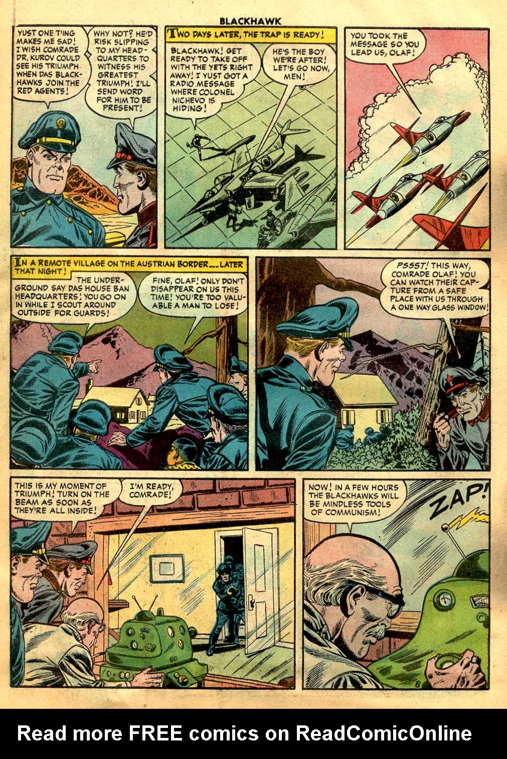 Read online Blackhawk (1957) comic -  Issue #98 - 10