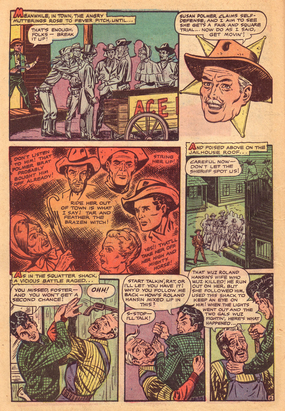 Read online Cowgirl Romances (1950) comic -  Issue #4 - 10