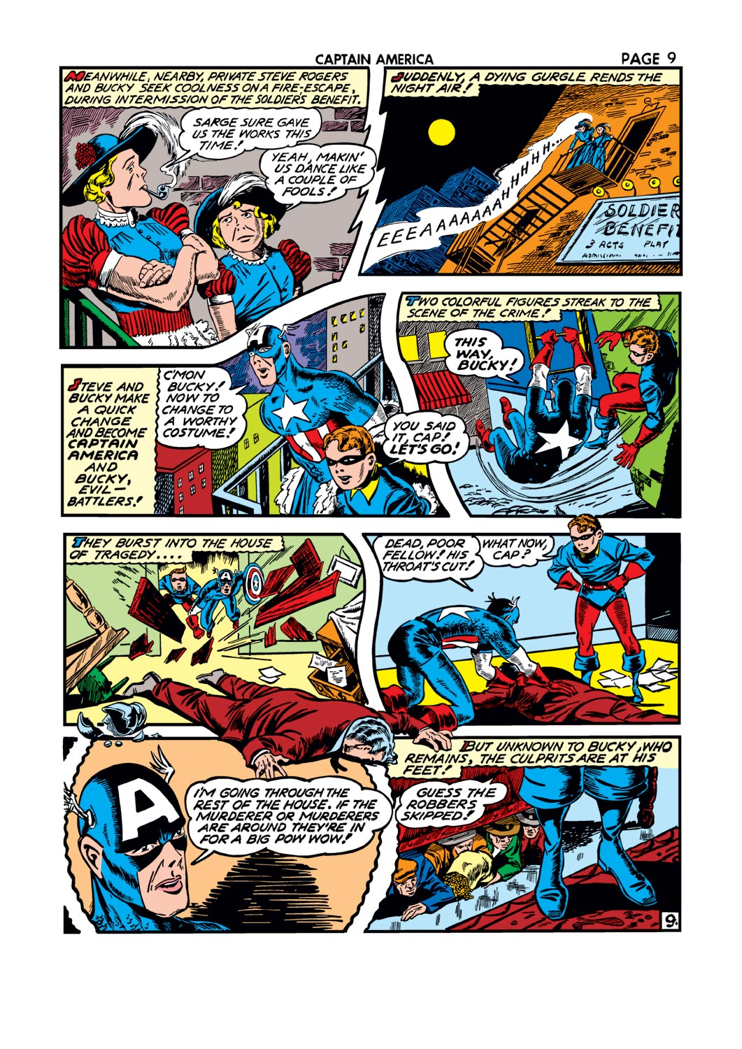 Captain America Comics 12 Page 9