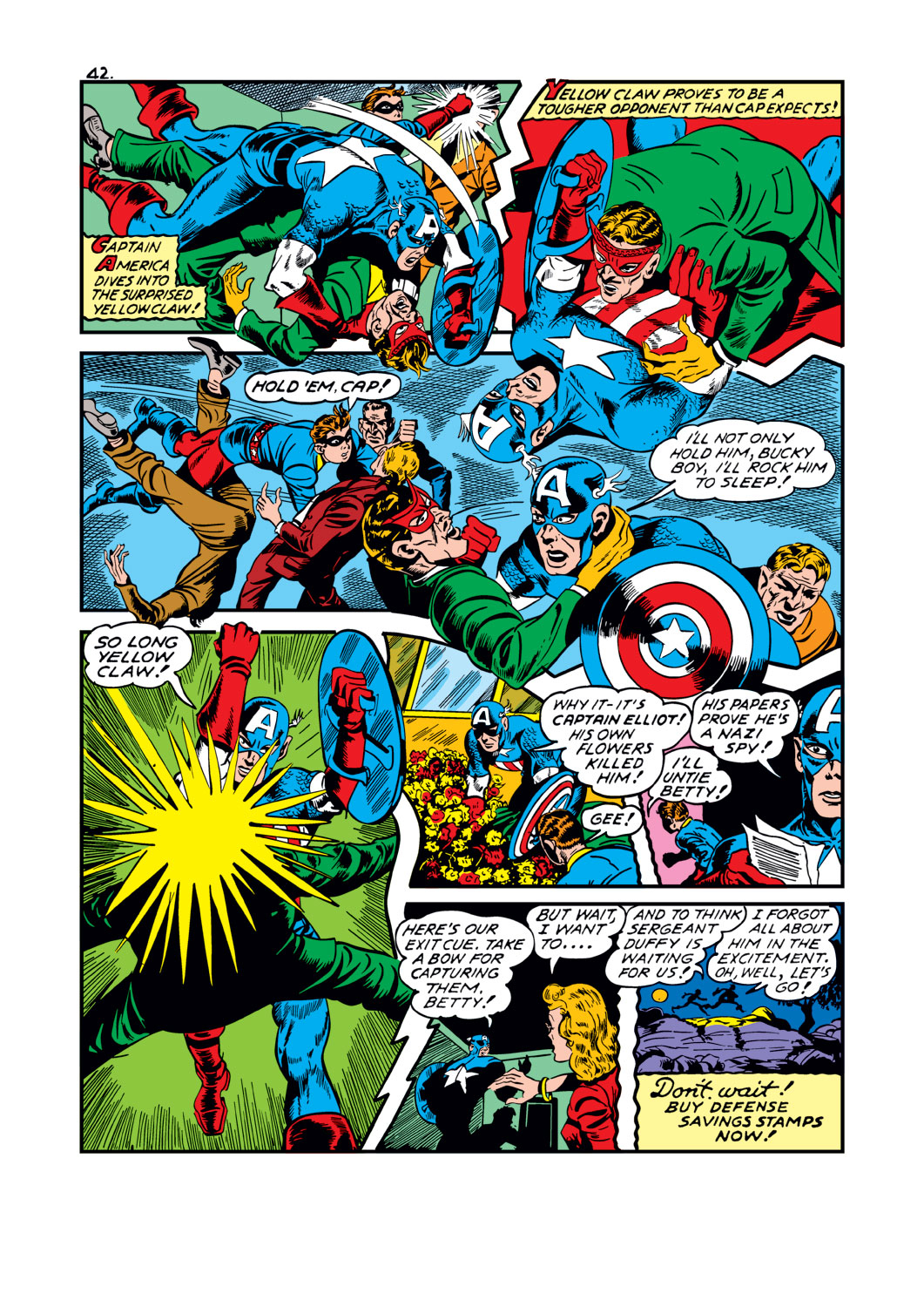 Read online Captain America Comics comic -  Issue #14 - 43