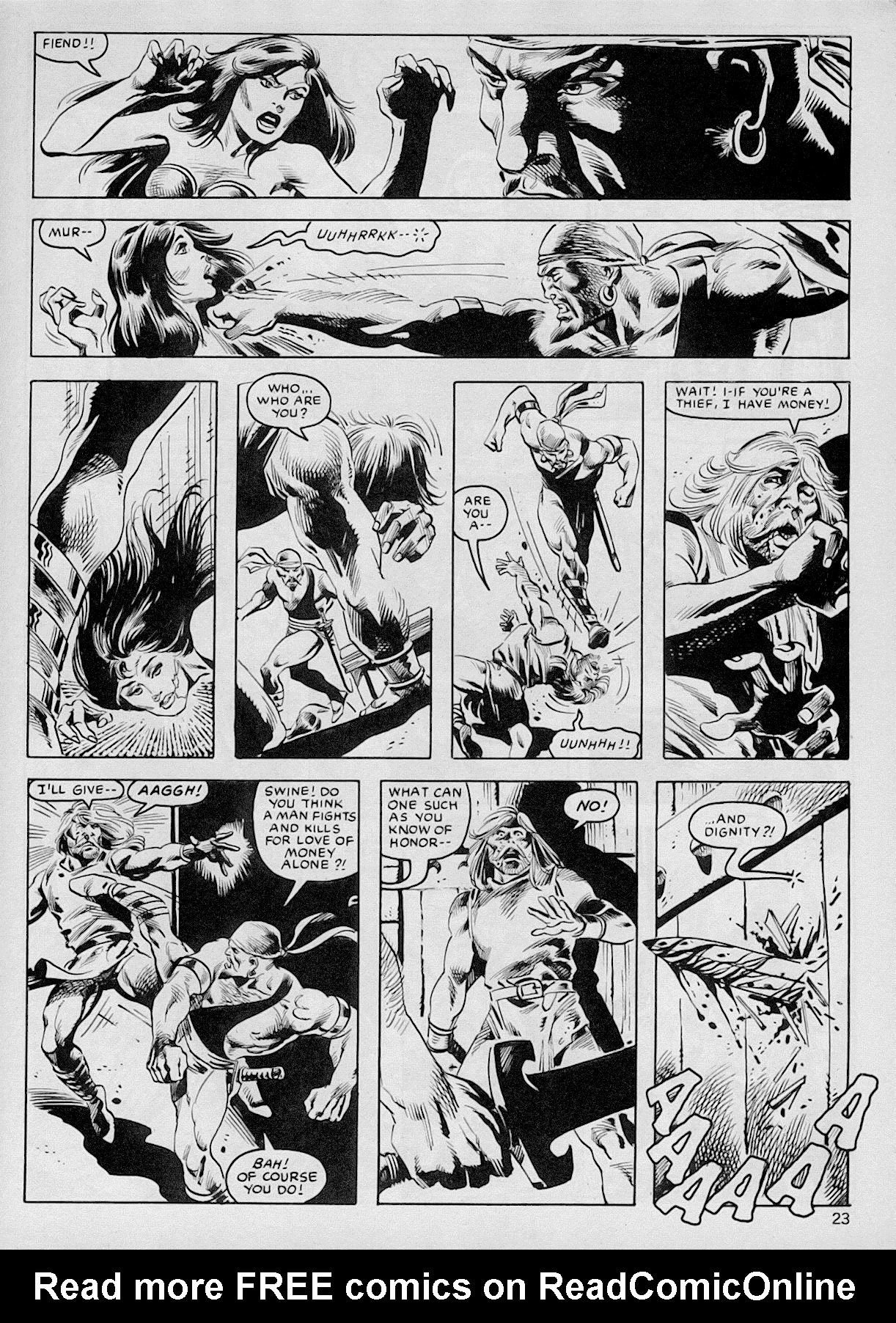 Read online The Savage Sword Of Conan comic -  Issue #103 - 22
