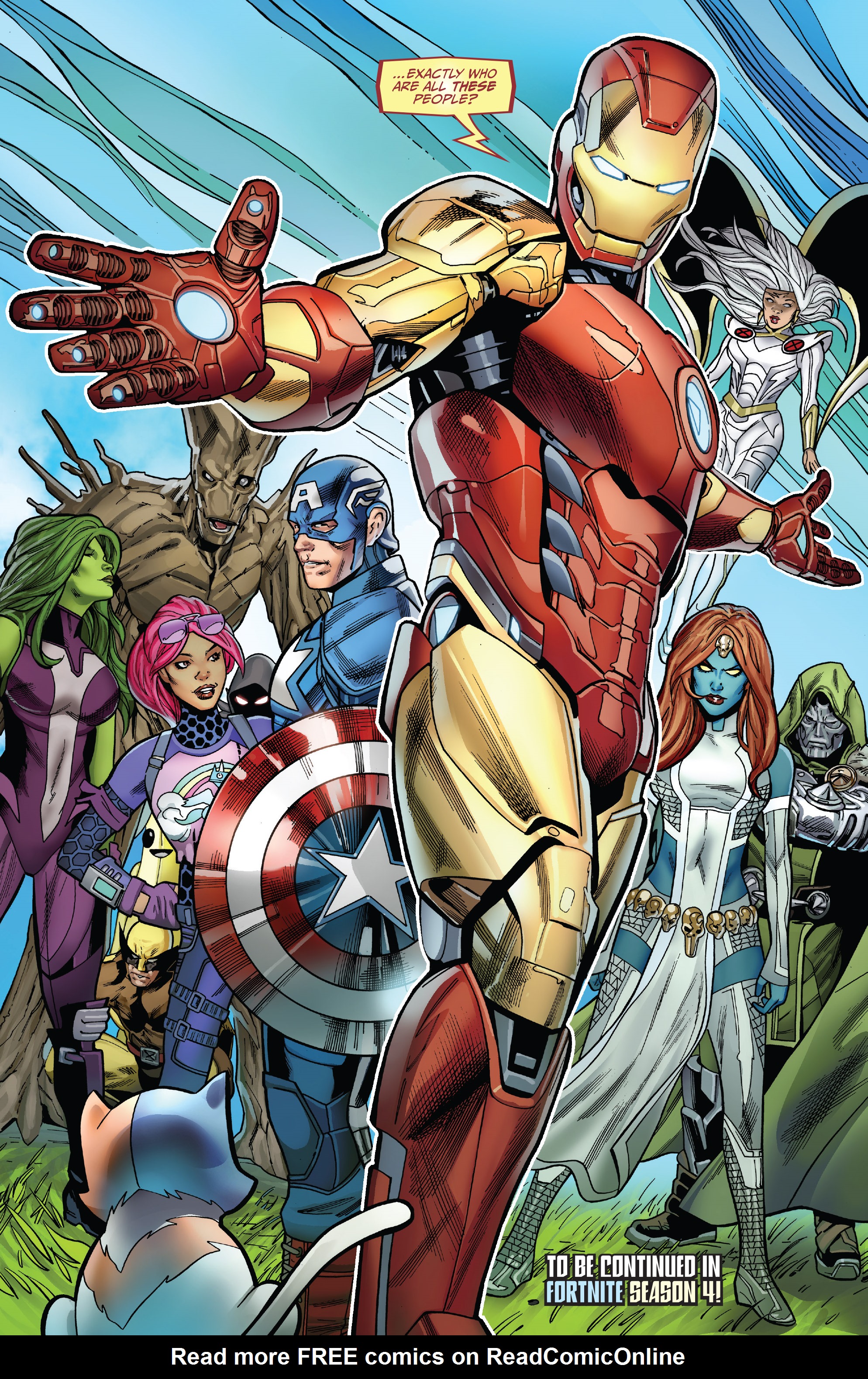Read online Fortnite x Marvel - Nexus War comic -  Issue # Thor - 12
