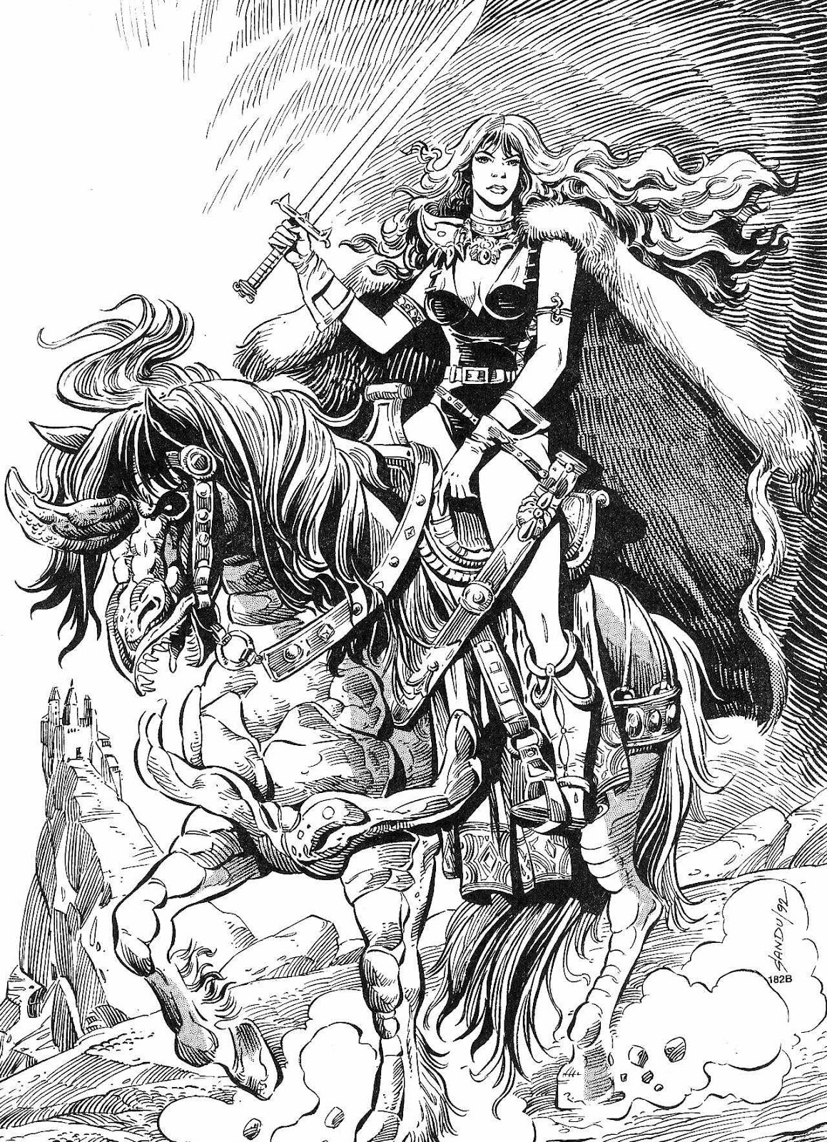 The Savage Sword Of Conan issue 210 - Page 49