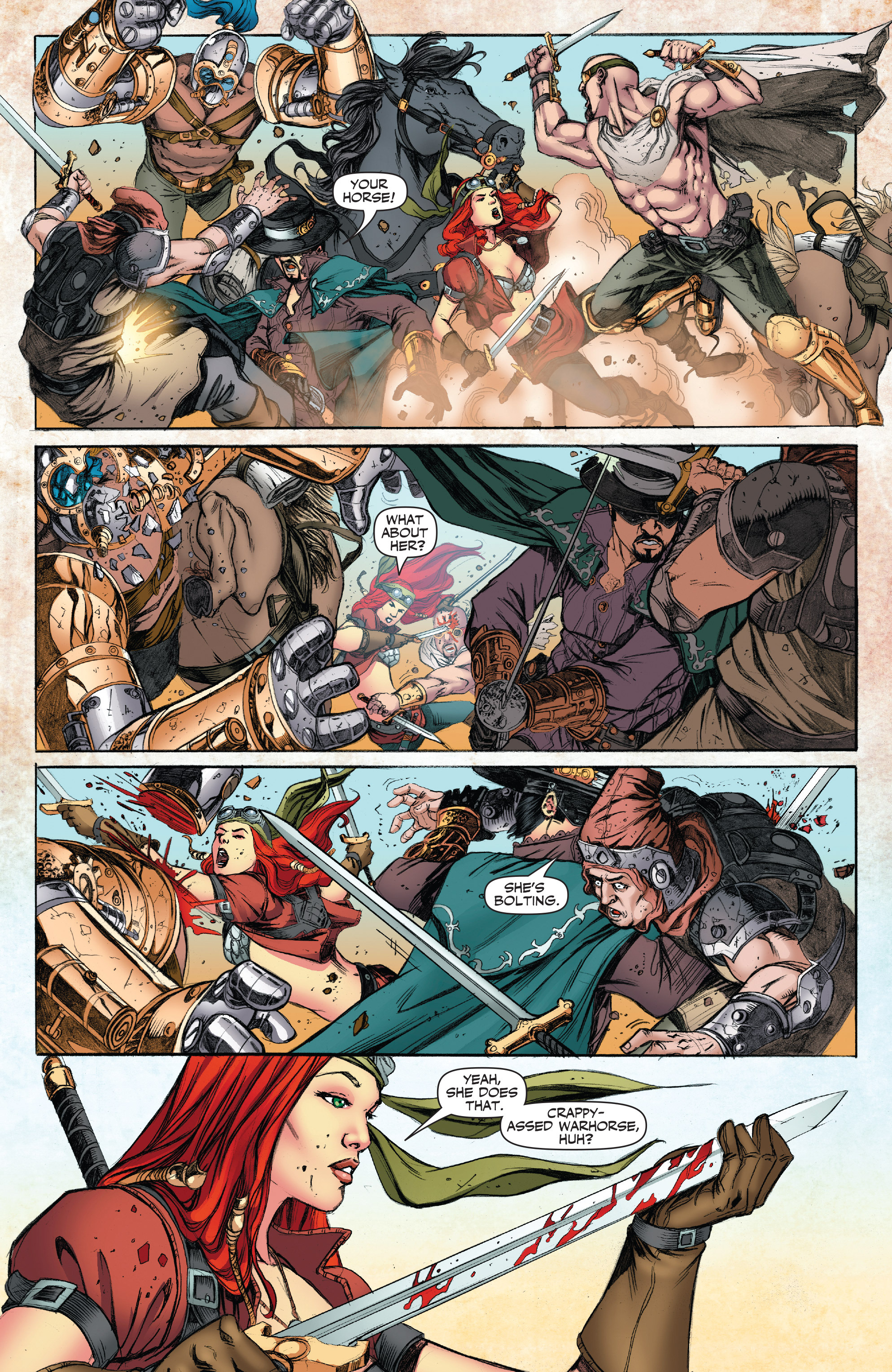 Read online Legenderry: A Steampunk Adventure comic -  Issue #6 - 22