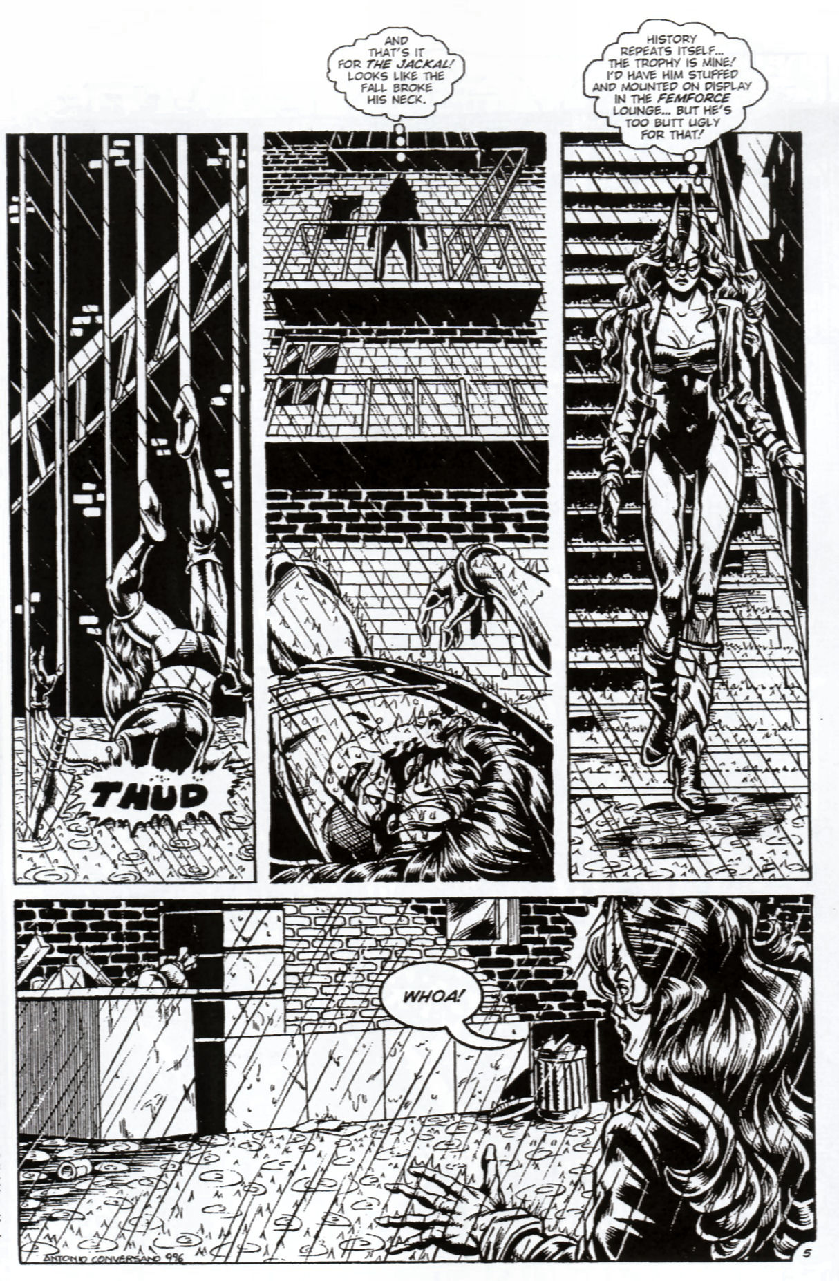 Read online Femforce comic -  Issue #133 - 36