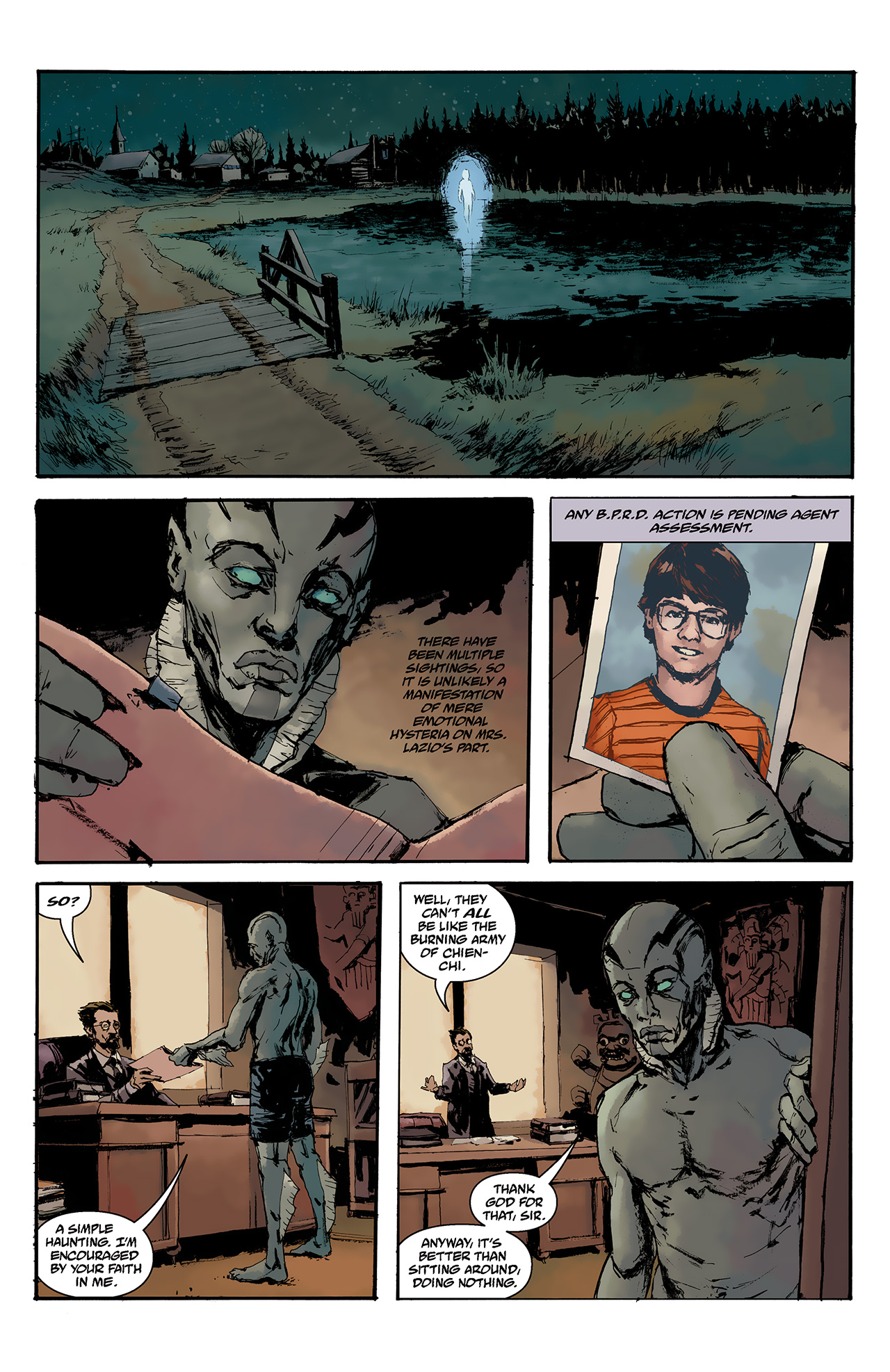 Read online Abe Sapien: The Haunted Boy comic -  Issue # Full - 5
