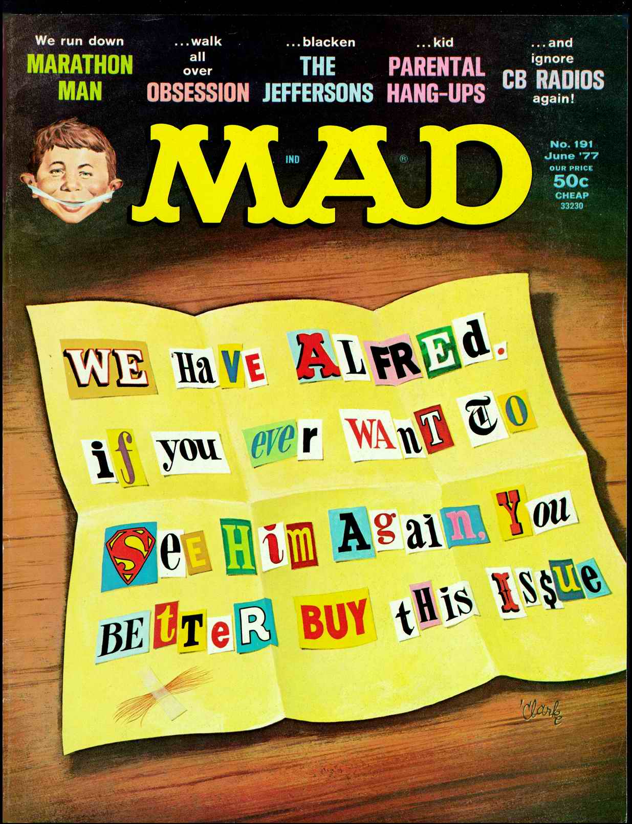 Read online MAD comic -  Issue #191 - 1