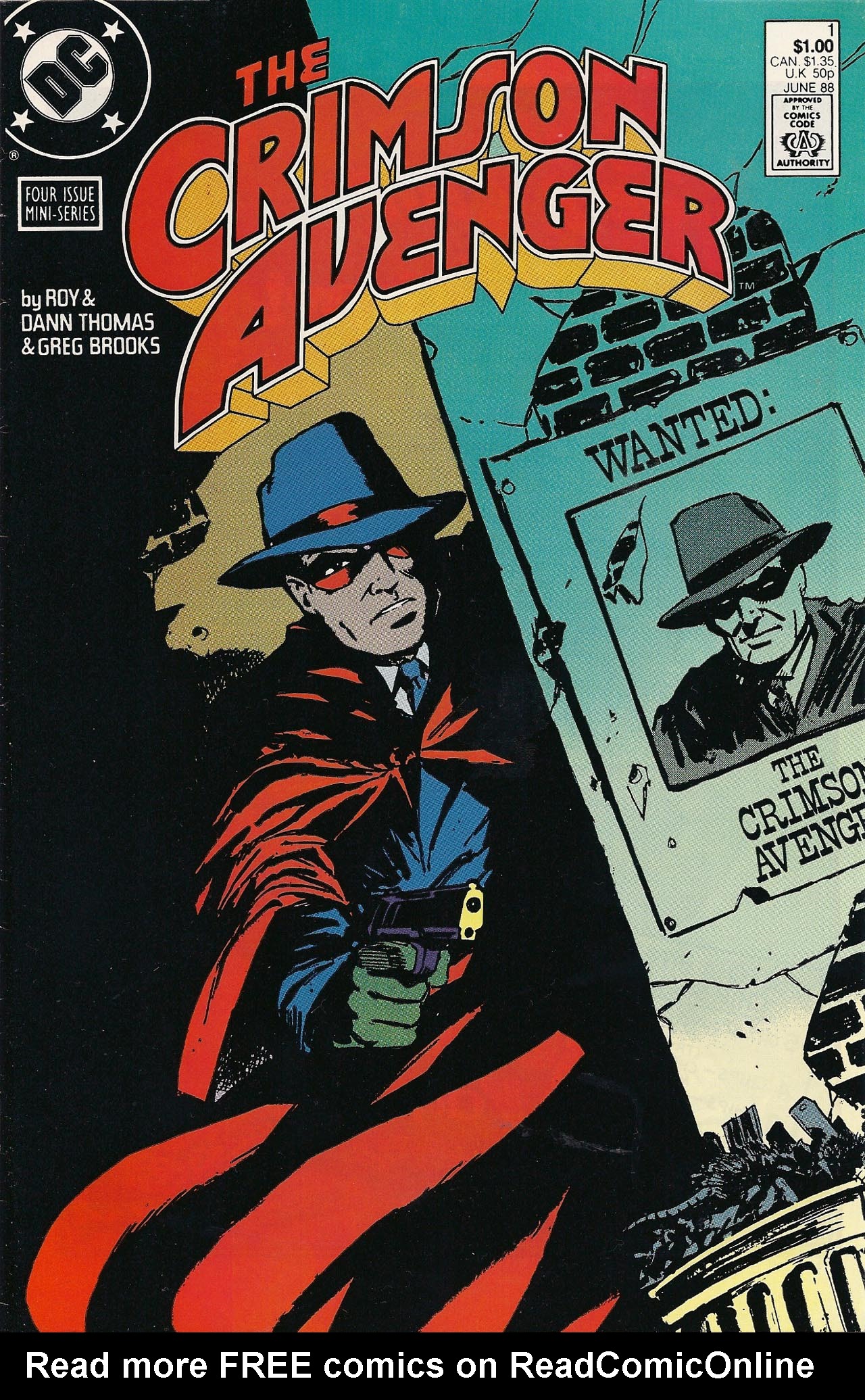 Read online Crimson Avenger comic -  Issue #1 - 1