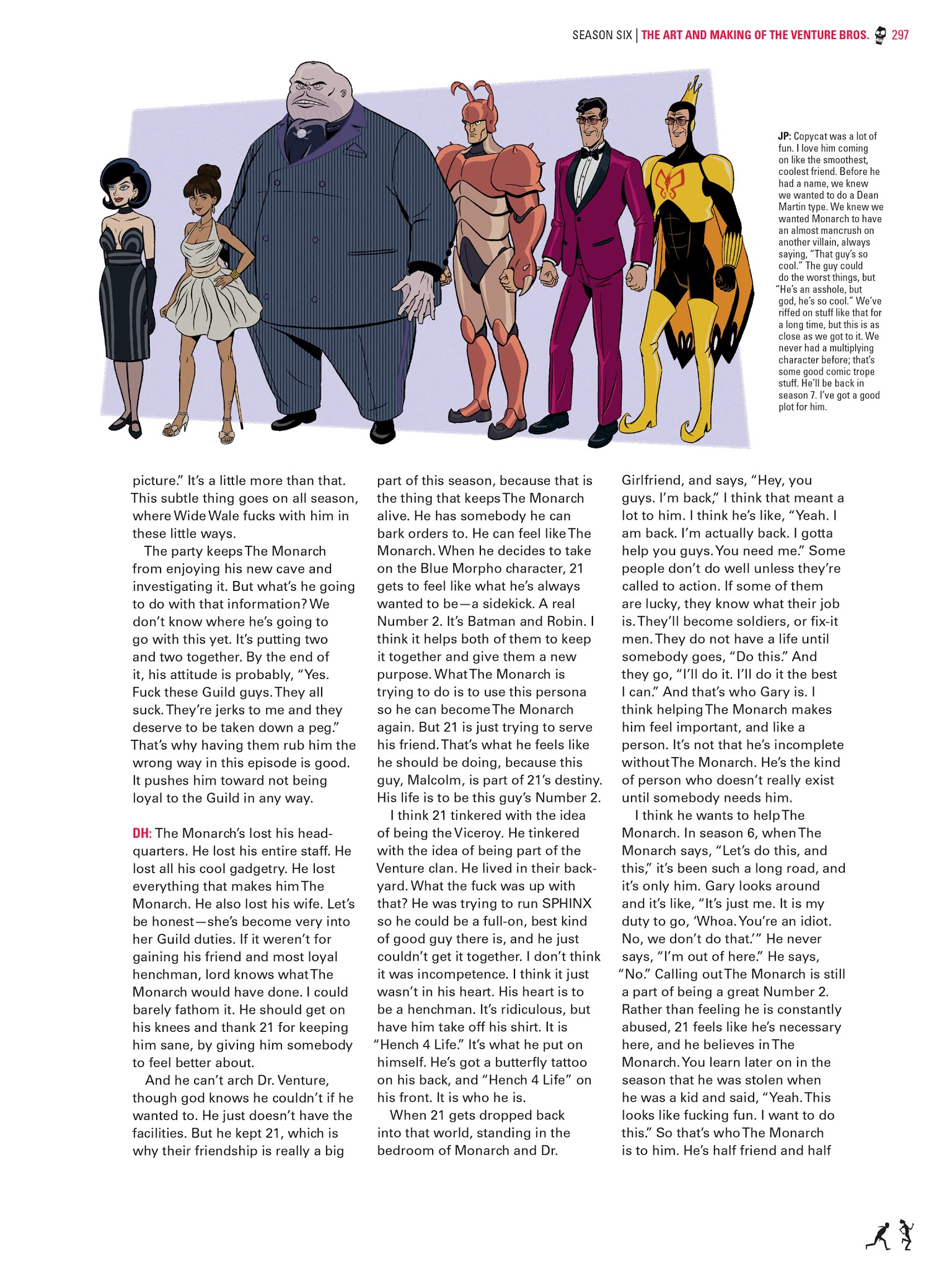 Read online Go Team Venture!: The Art and Making of The Venture Bros. comic -  Issue # TPB (Part 3) - 96