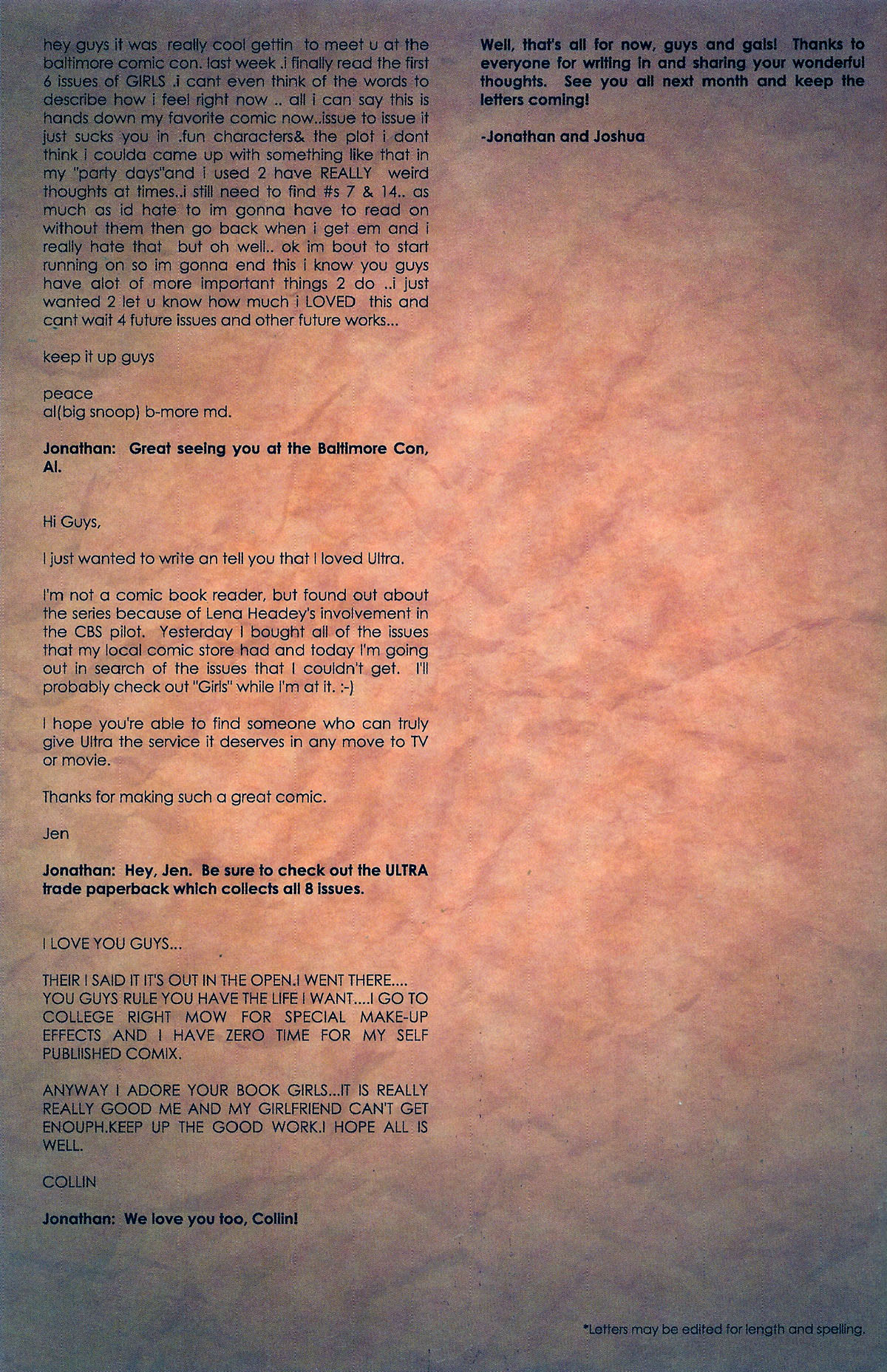 Read online Girls comic -  Issue #19 - 26