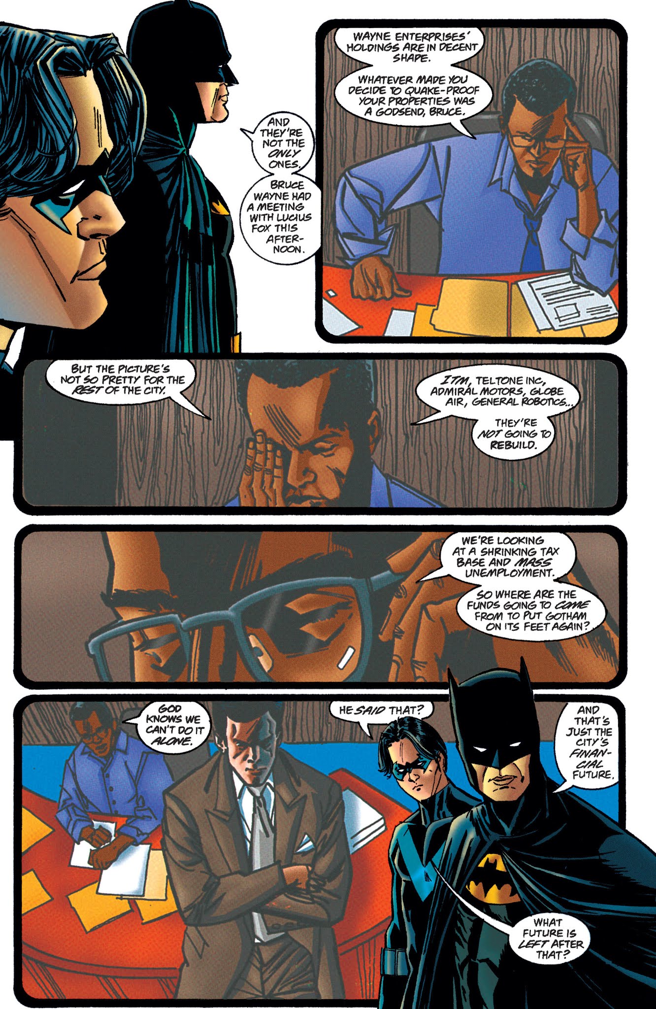 Read online Batman: Road To No Man's Land comic -  Issue # TPB 1 - 381