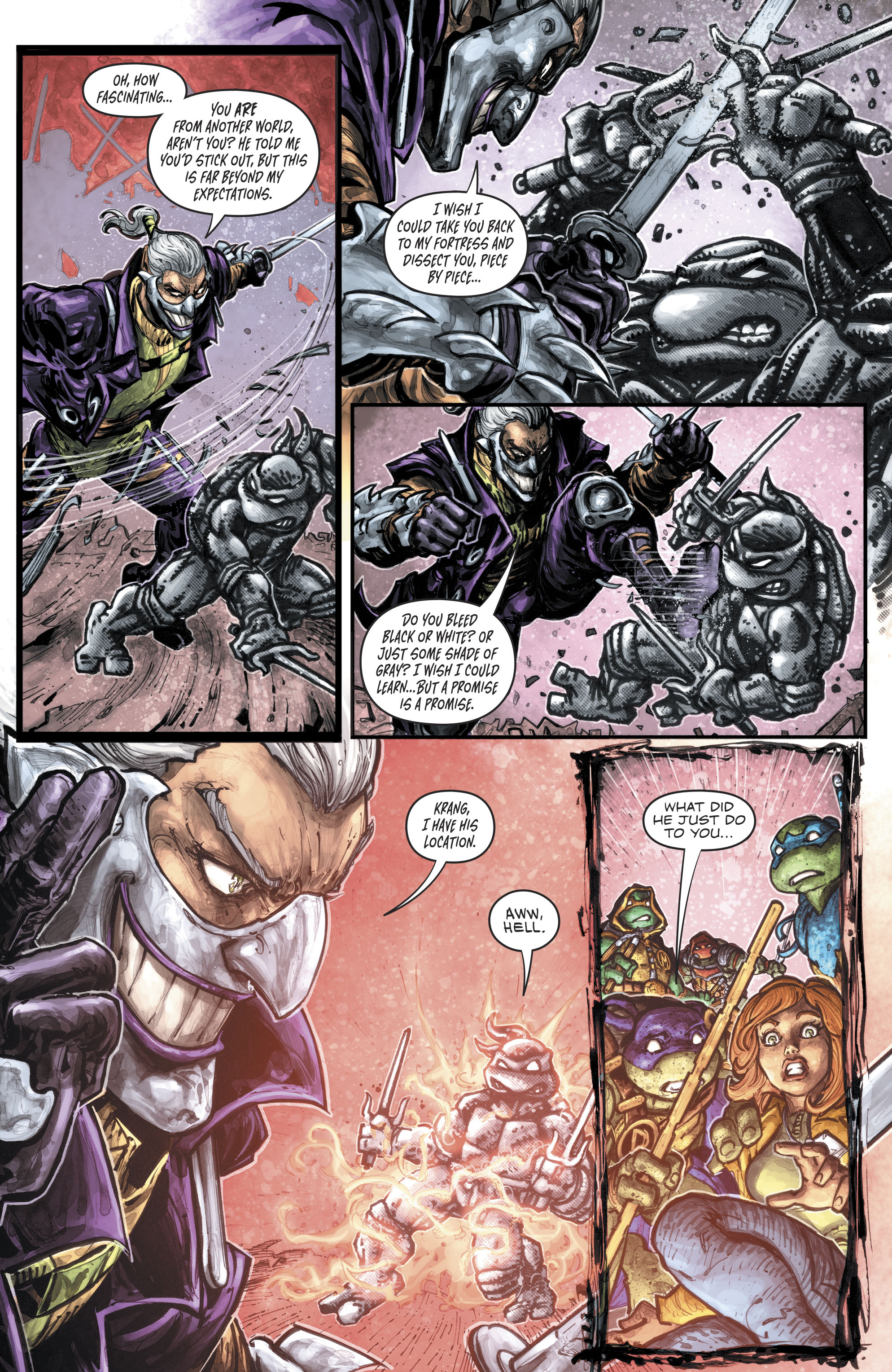 Read online Batman/Teenage Mutant Ninja Turtles III comic -  Issue #3 - 18