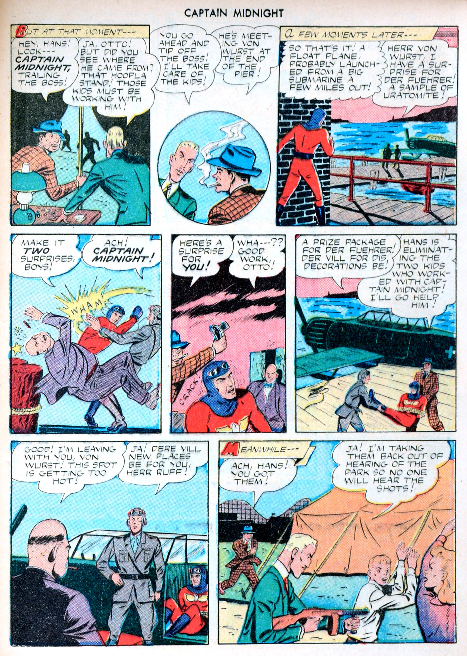 Read online Captain Midnight (1942) comic -  Issue #25 - 29