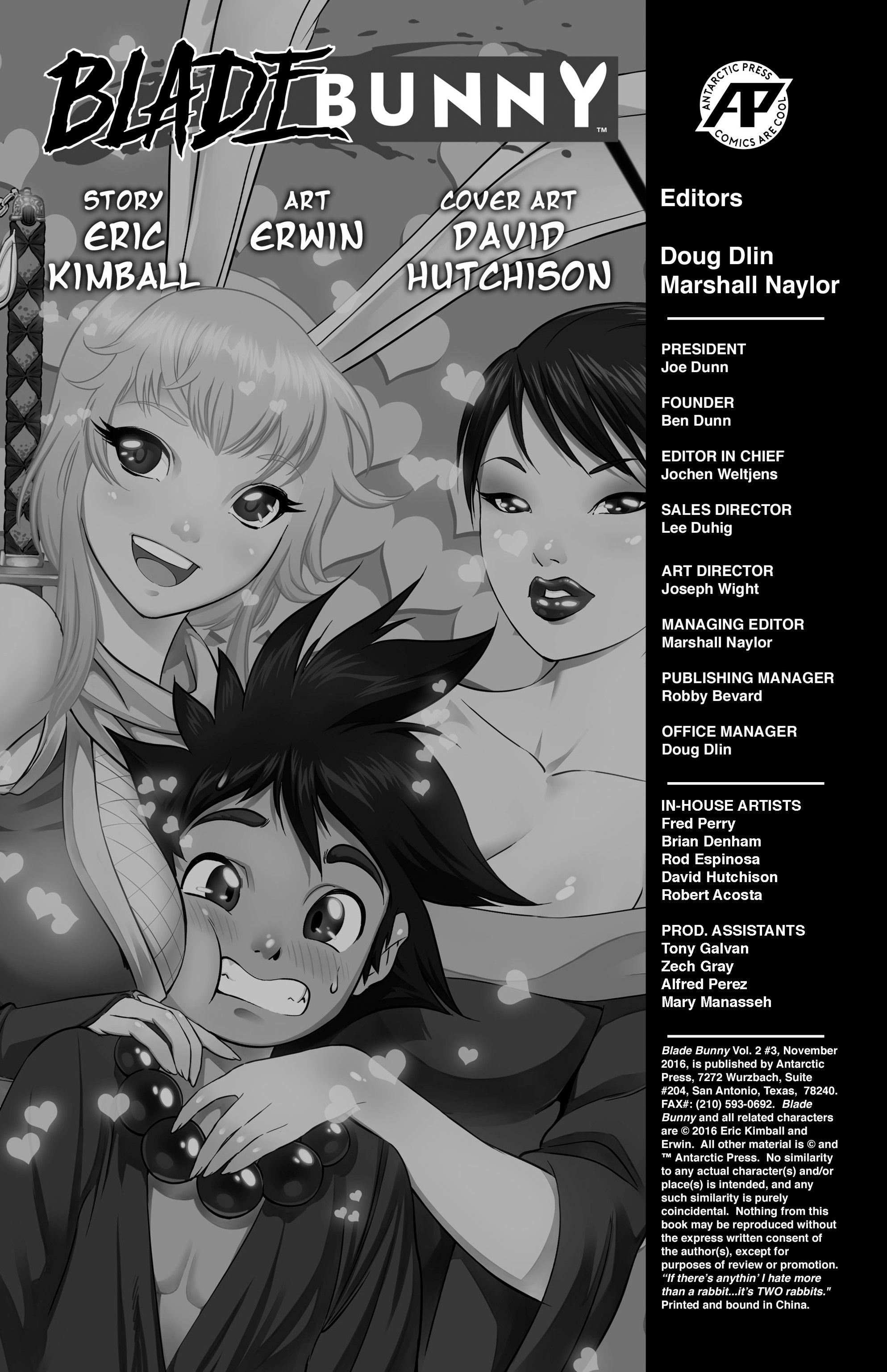 Read online Blade Bunny Vol.2 comic -  Issue #3 - 2