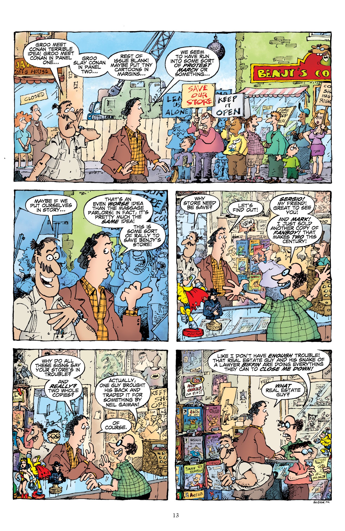 Read online Groo vs. Conan comic -  Issue # TPB - 15