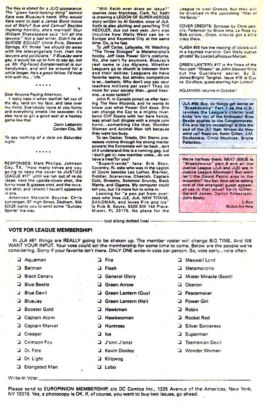 Read online Justice League Europe comic -  Issue #31 - 25