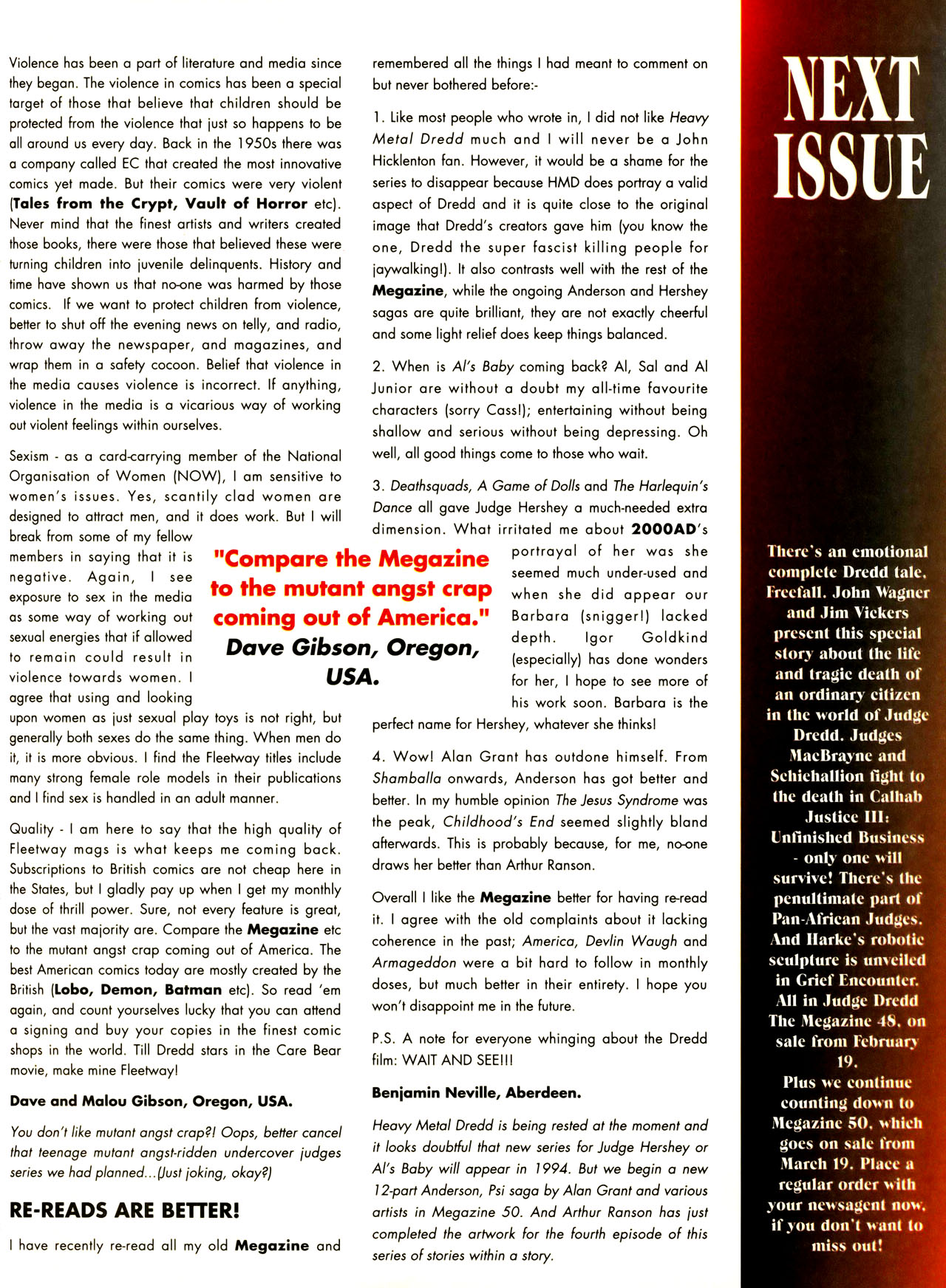 Read online Judge Dredd: The Megazine (vol. 2) comic -  Issue #47 - 33
