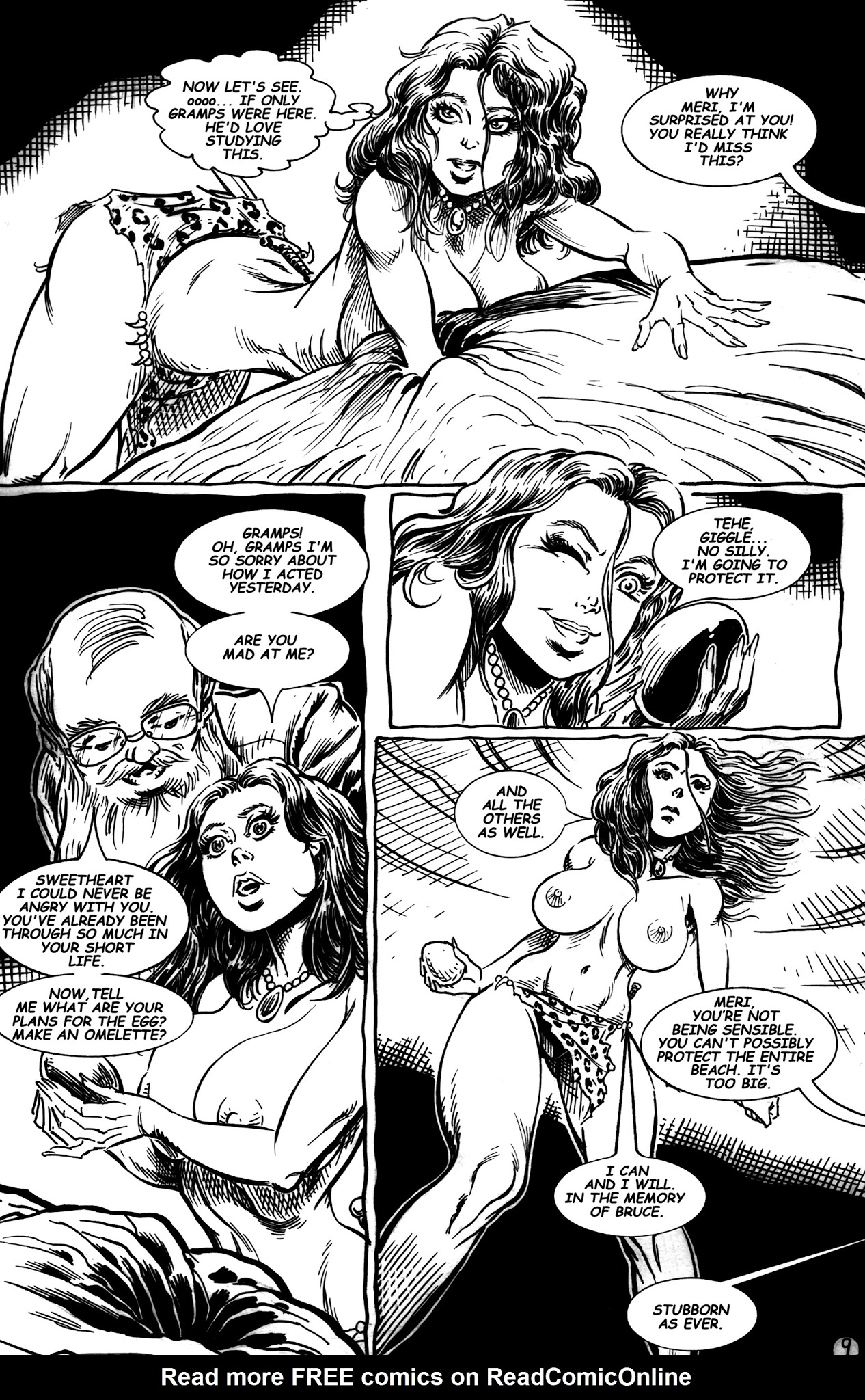 Read online Cavewoman: Sea Monsters comic -  Issue # Full - 11