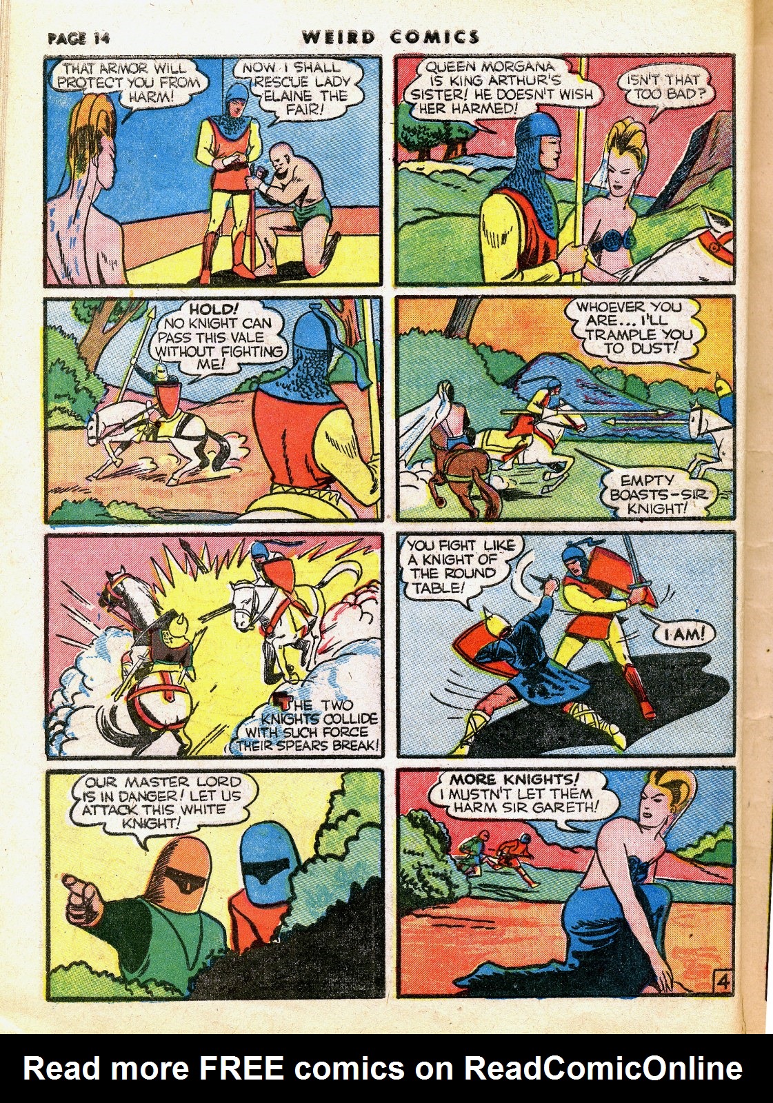 Read online Weird Comics comic -  Issue #7 - 16