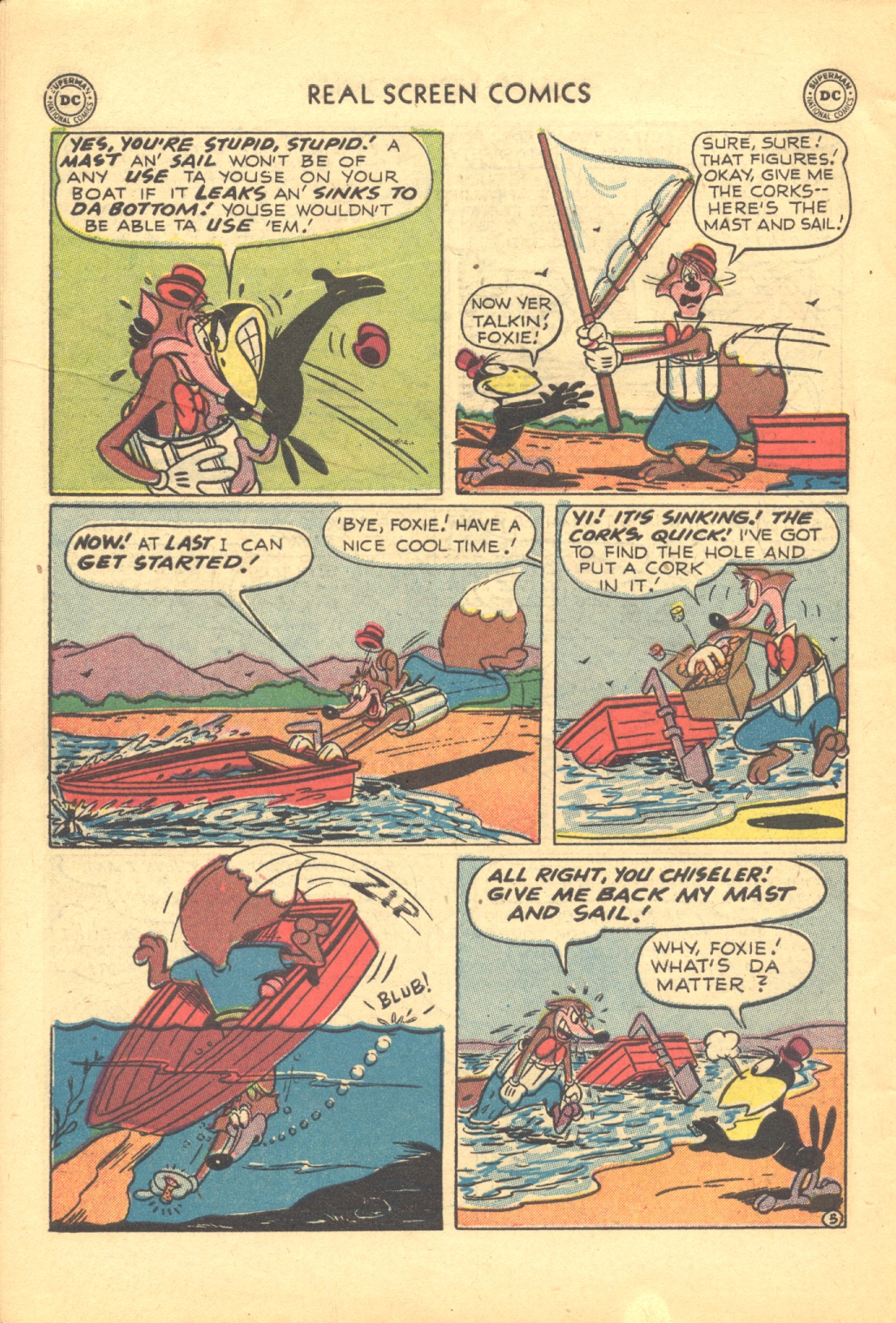 Read online Real Screen Comics comic -  Issue #40 - 48