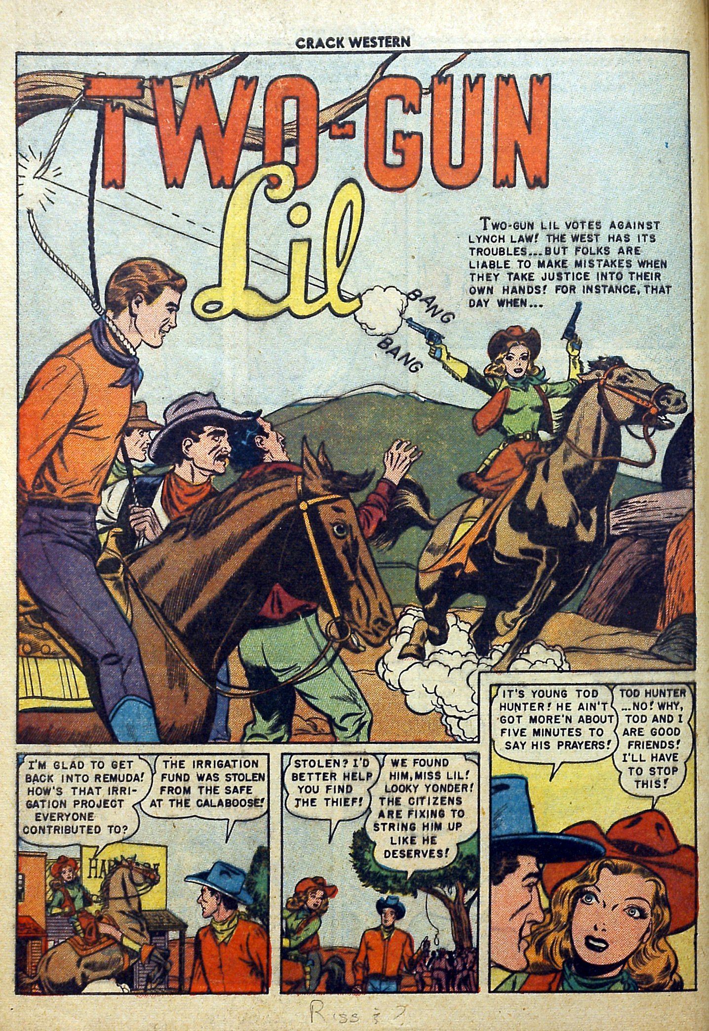 Read online Crack Western comic -  Issue #67 - 12