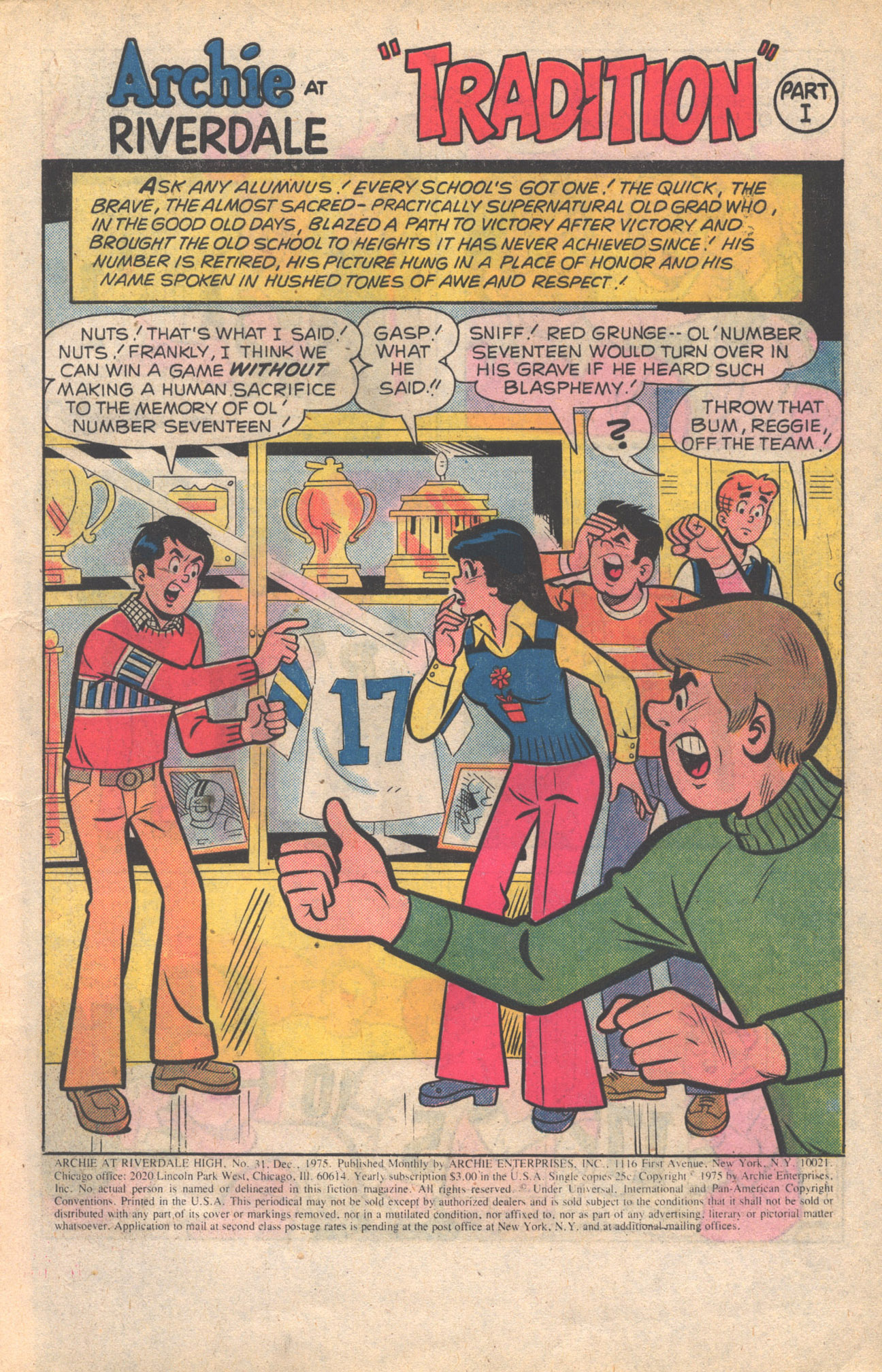 Read online Archie at Riverdale High (1972) comic -  Issue #31 - 3
