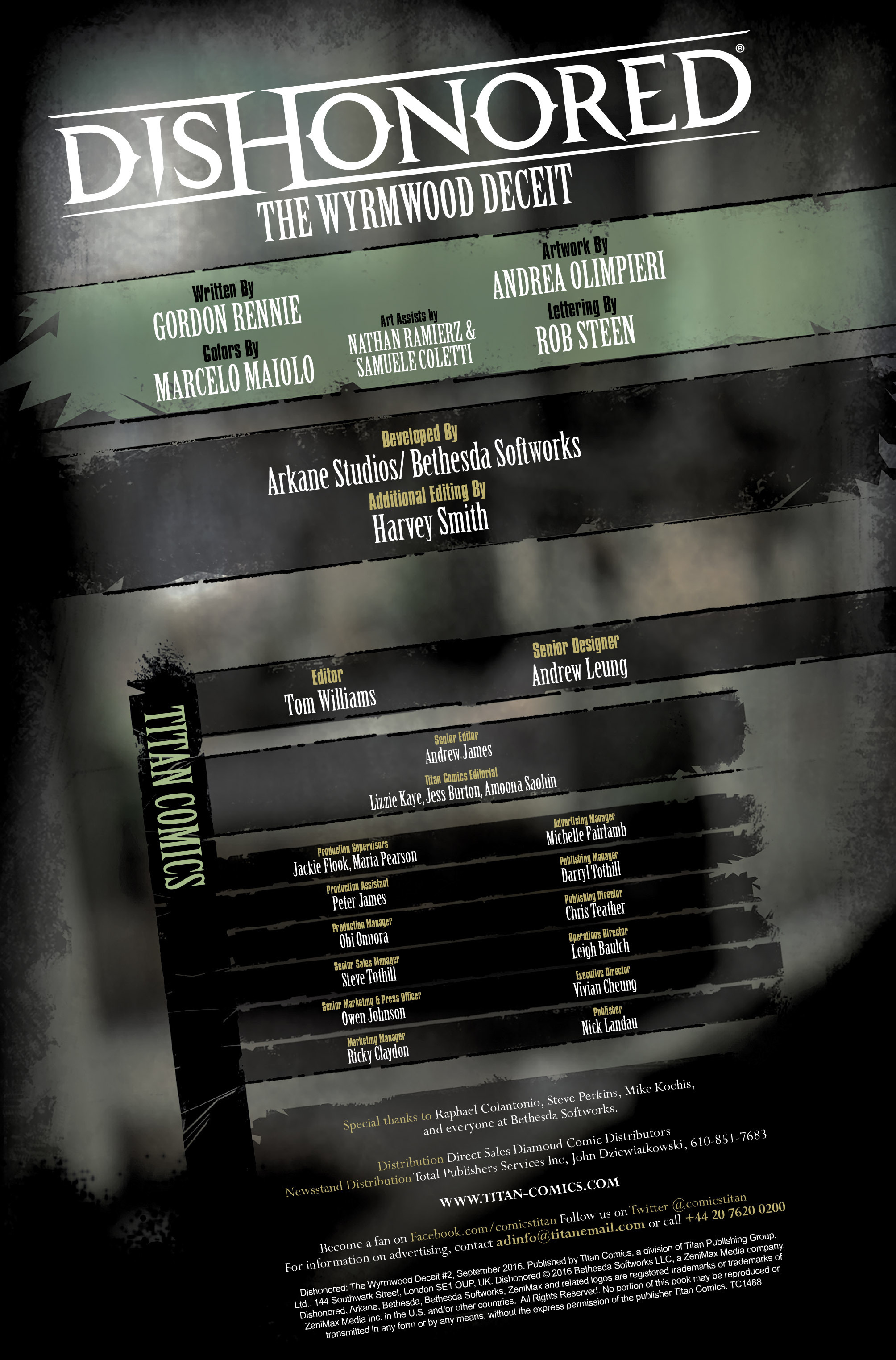 Read online Dishonored comic -  Issue #2 - 3