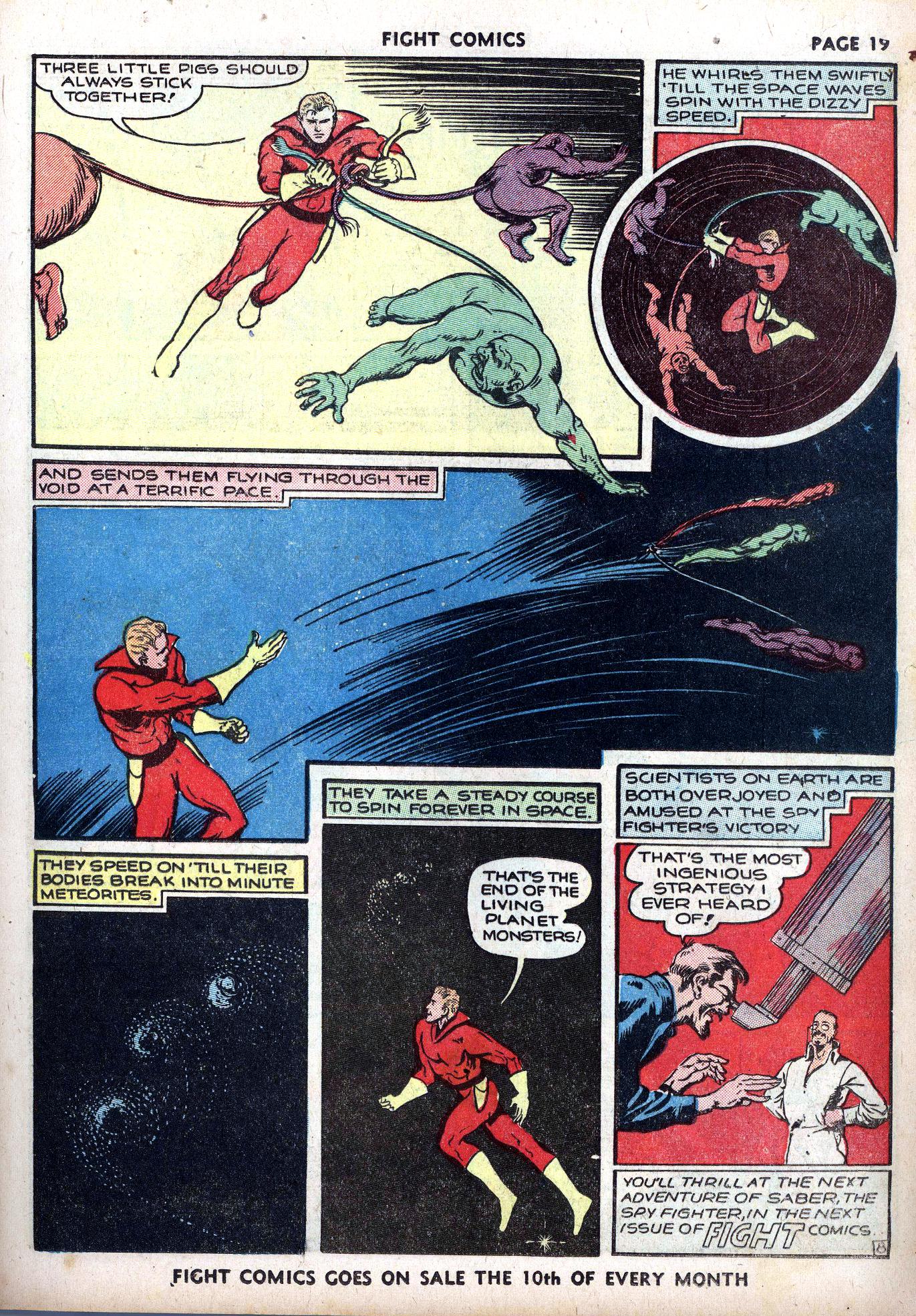 Read online Fight Comics comic -  Issue #10 - 21