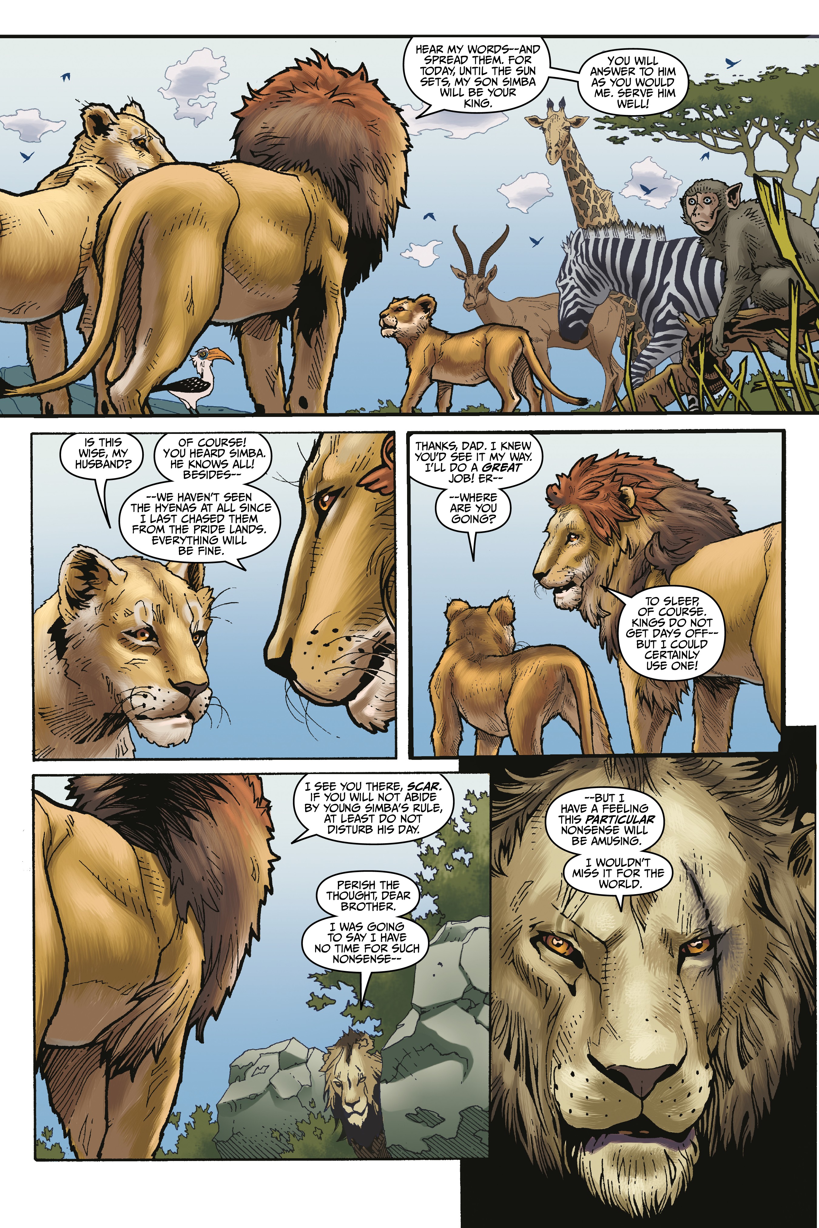 Read online Disney The Lion King: Wild Schemes and Catastrophes comic -  Issue # TPB - 12