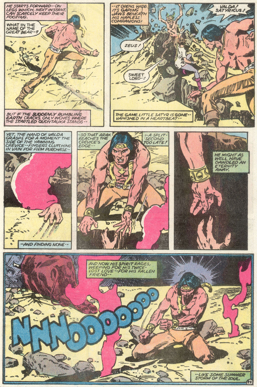 Read online Arak Son of Thunder comic -  Issue #41 - 22