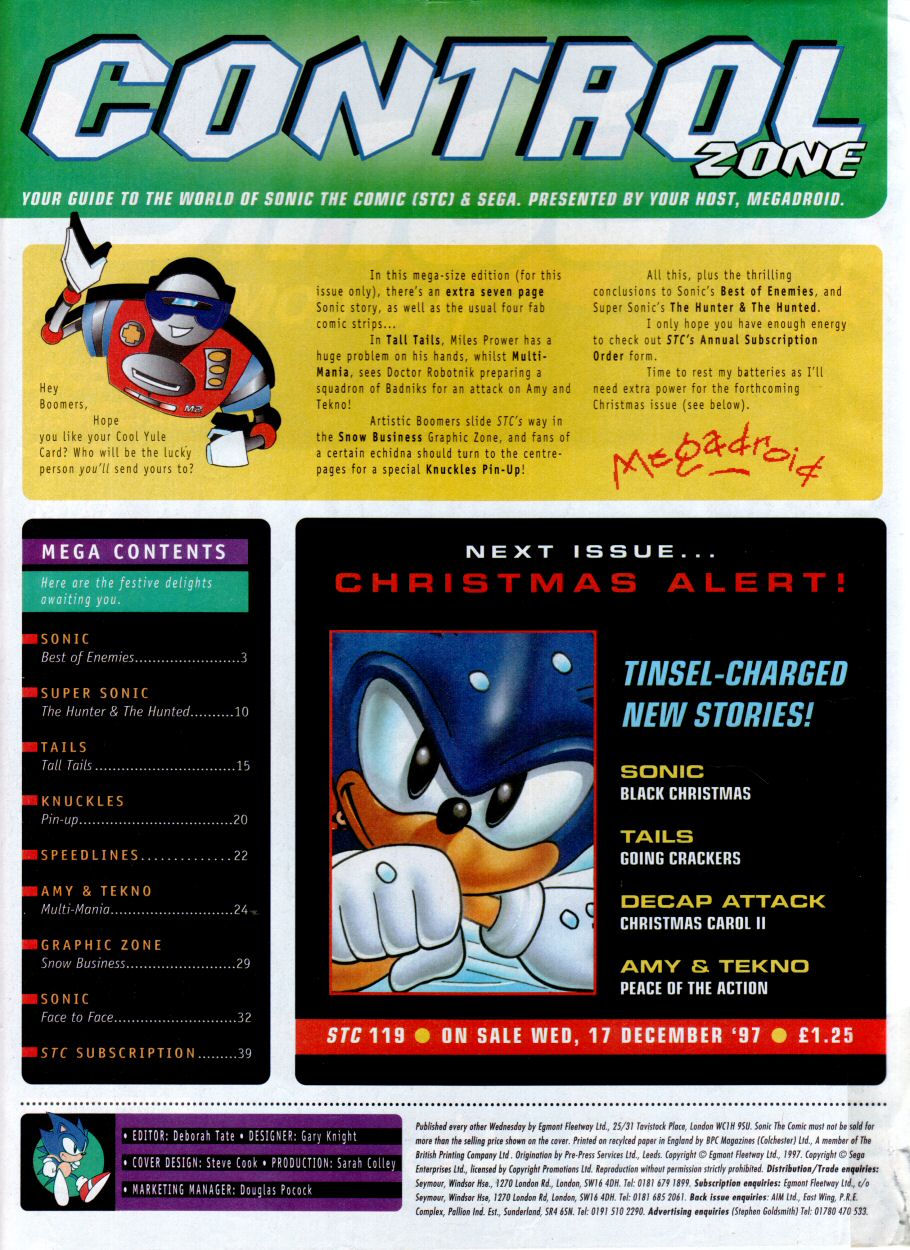 Read online Sonic the Comic comic -  Issue #118 - 2