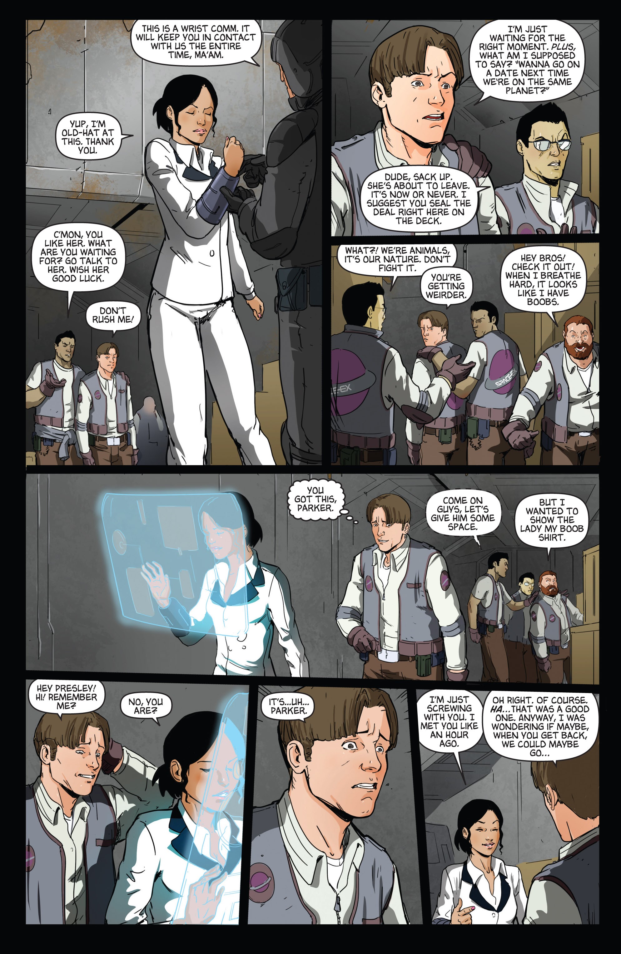 Read online Aliens vs. Parker comic -  Issue #1 - 18