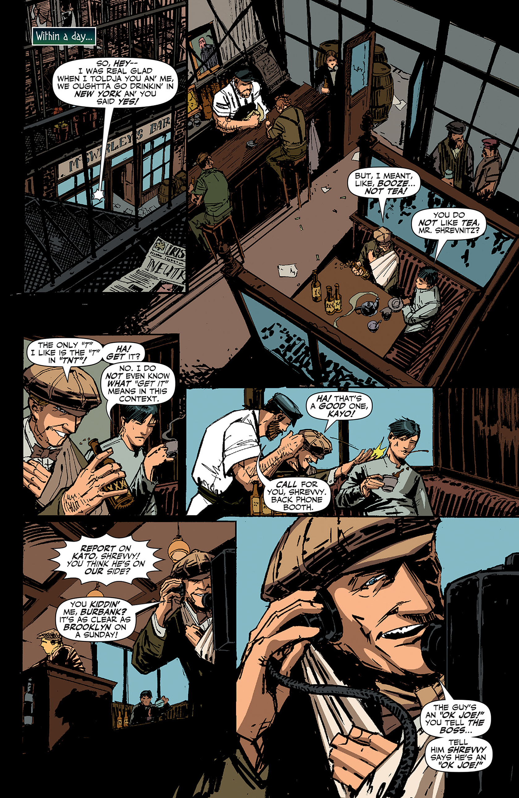 Read online The Shadow/Green Hornet: Dark Nights comic -  Issue #3 - 15