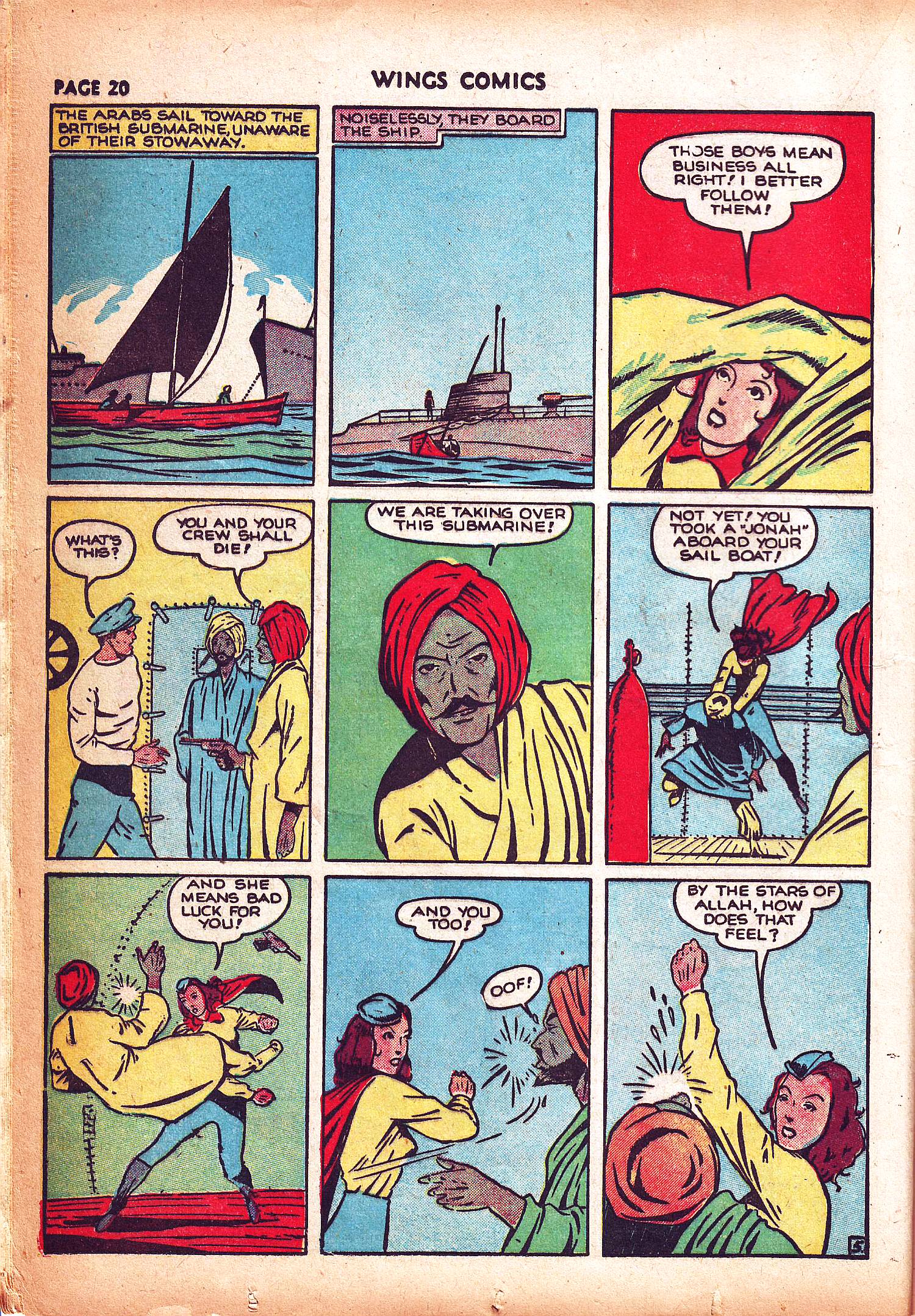 Read online Wings Comics comic -  Issue #3 - 22