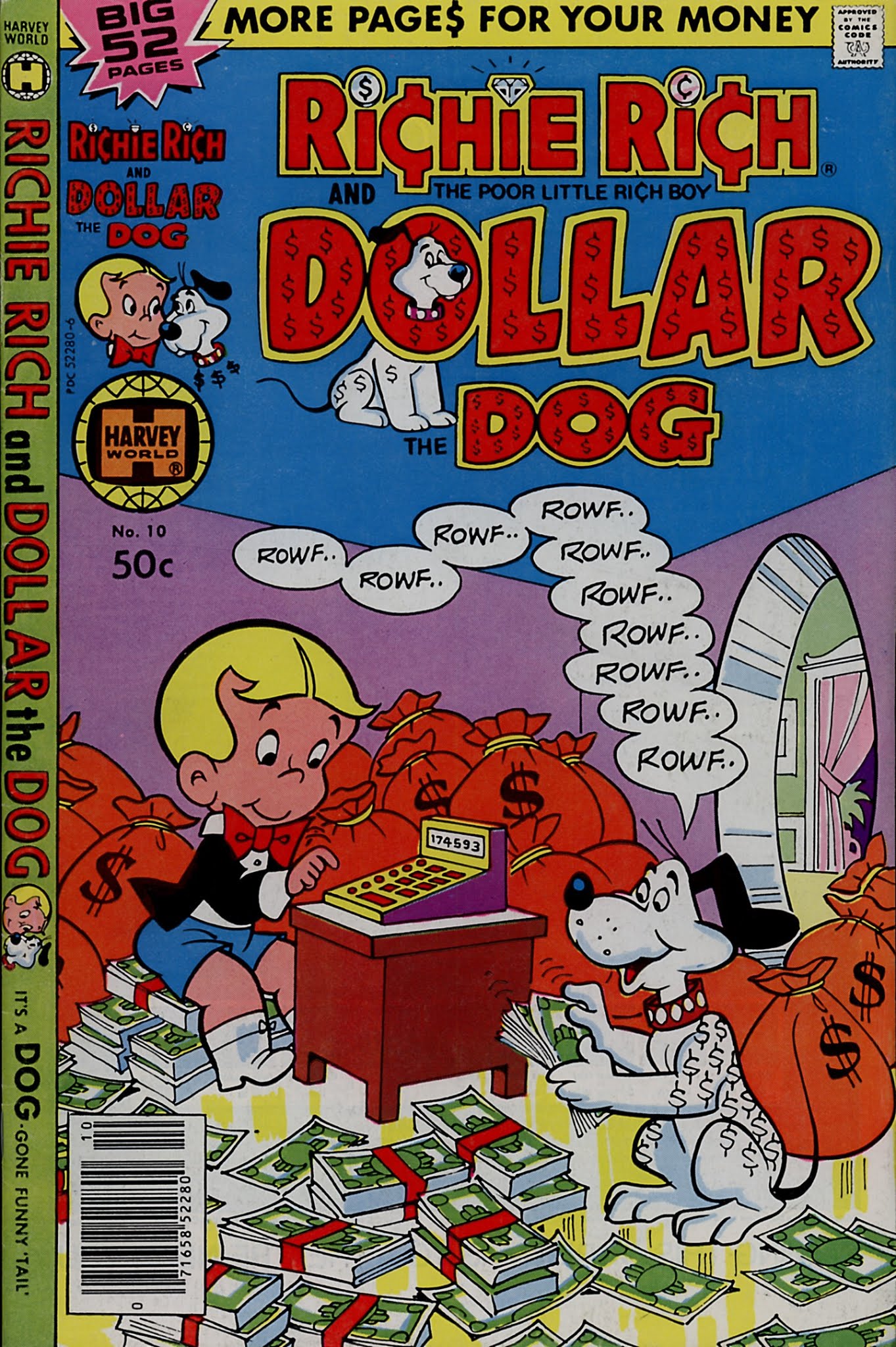 Read online Richie Rich & Dollar the Dog comic -  Issue #10 - 1