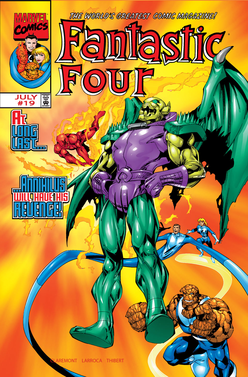 Read online Fantastic Four (1998) comic -  Issue #19 - 1