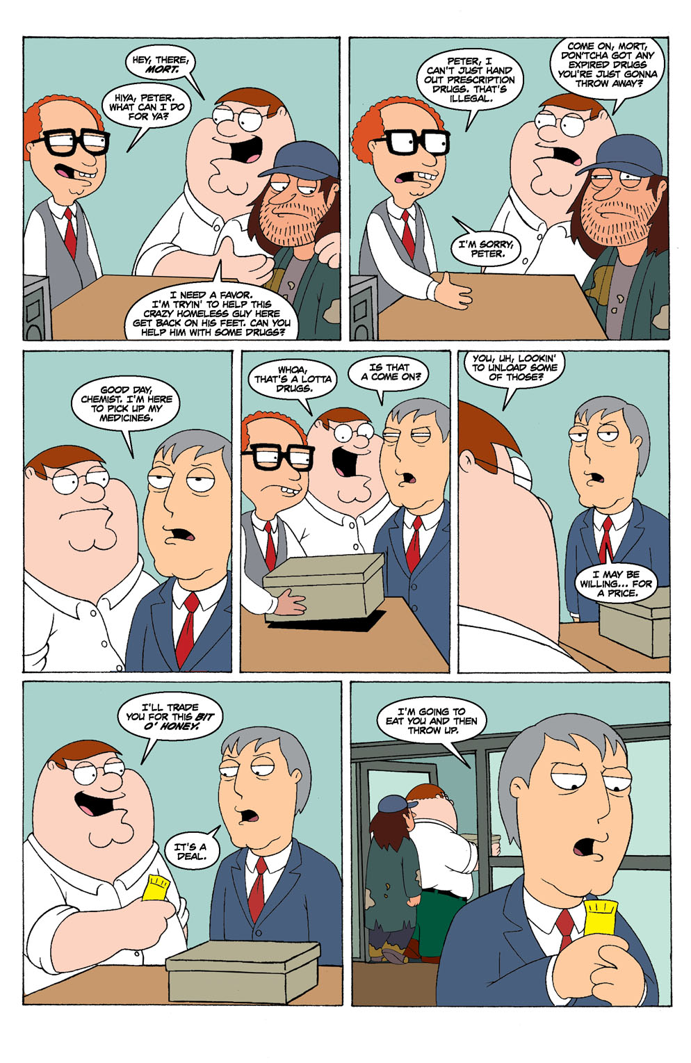 Read online Family Guy comic -  Issue #1 - 16