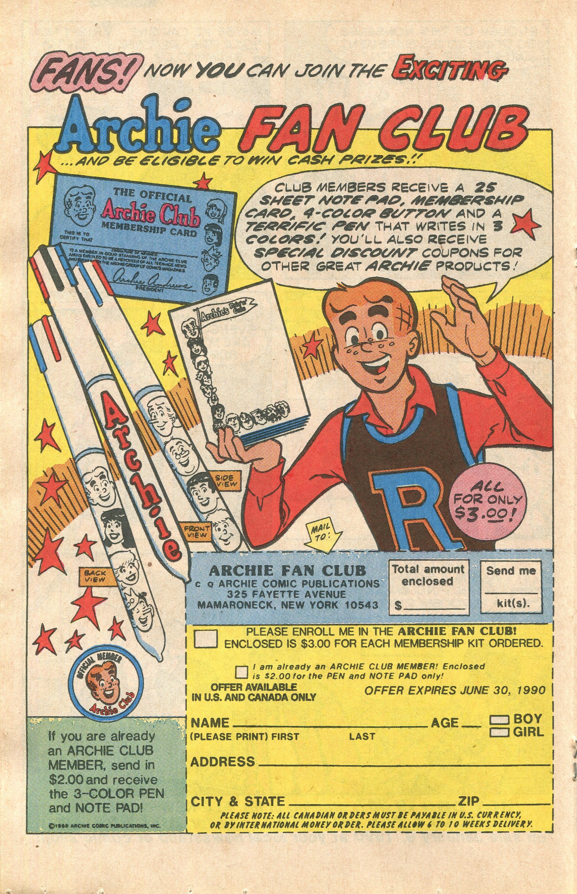Read online Archie (1960) comic -  Issue #375 - 18