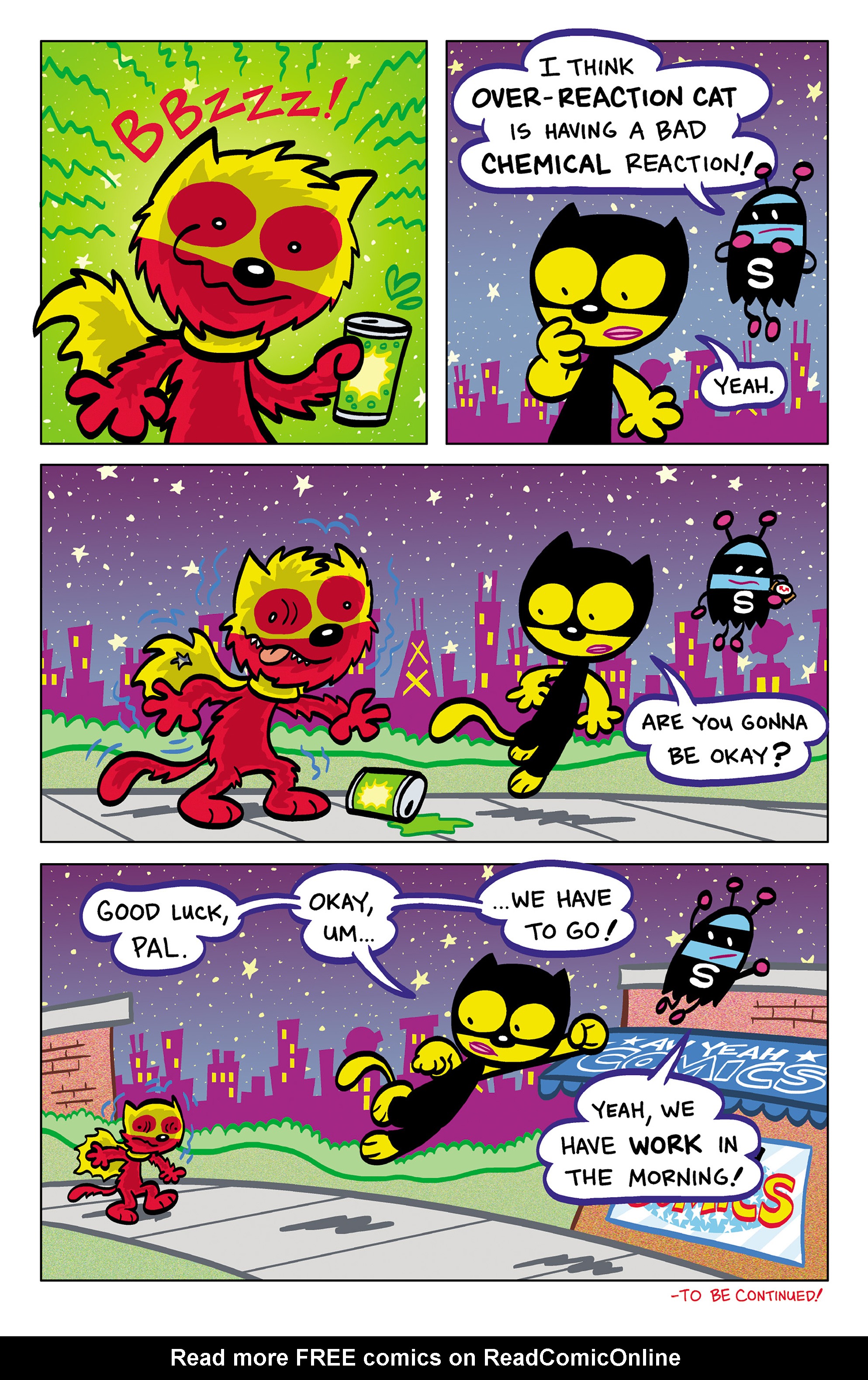 Read online Aw Yeah Comics: Action Cat & Adventure Bug comic -  Issue #2 - 8