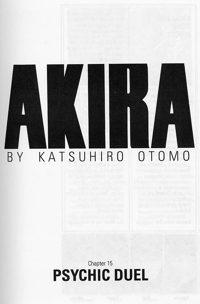 Read online Akira comic -  Issue #15 - 4