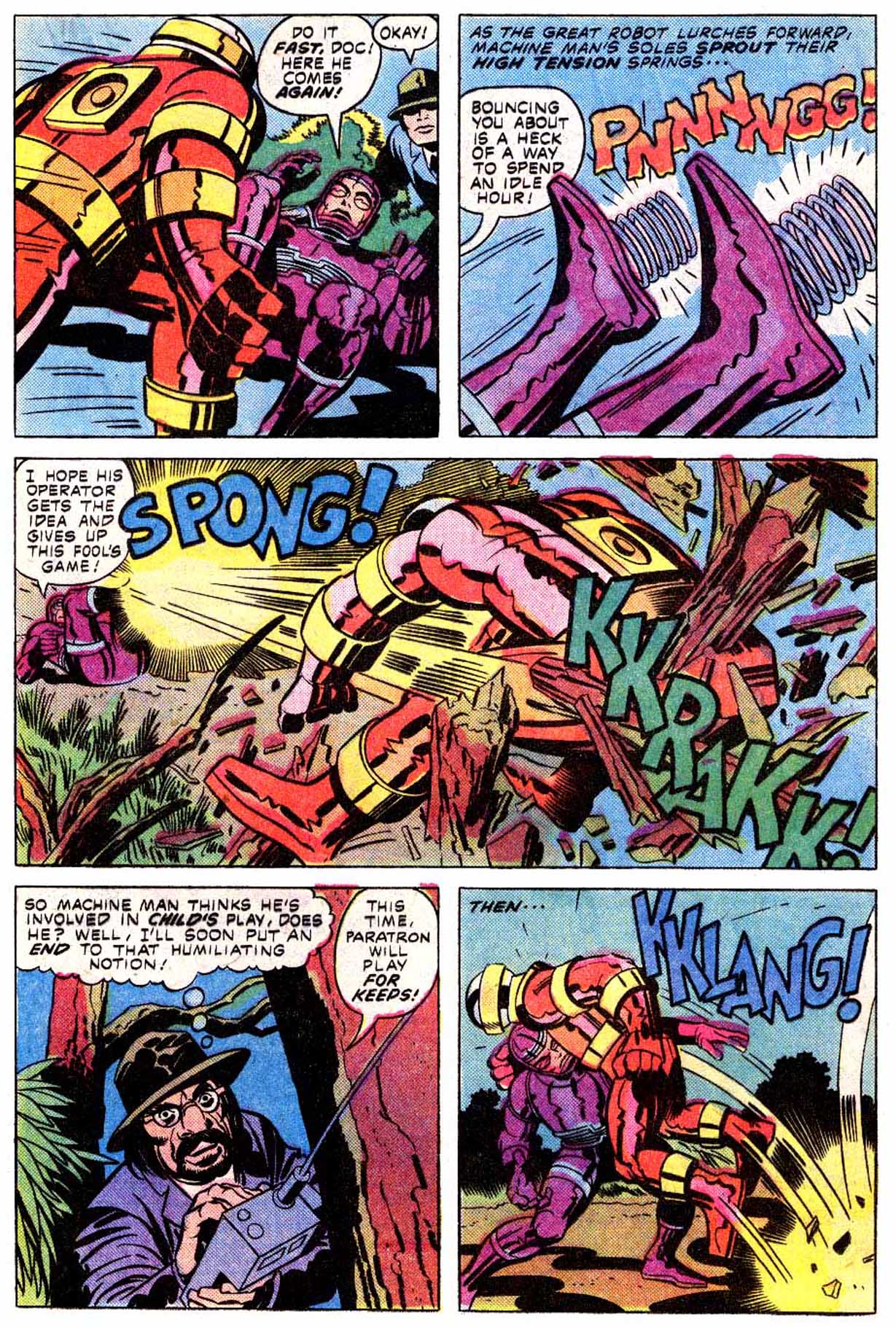 Read online Machine Man (1978) comic -  Issue #7 - 8